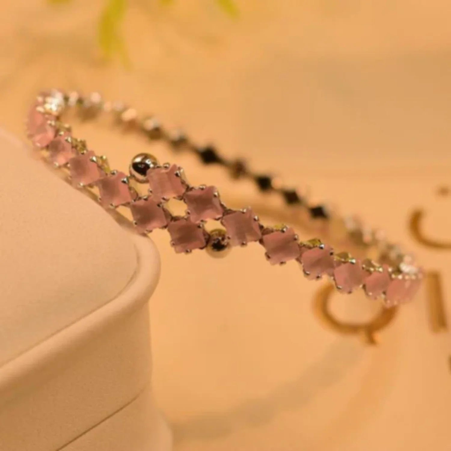 Bangles in Baby pink Color by - Trendy Women Bangles KFO9391