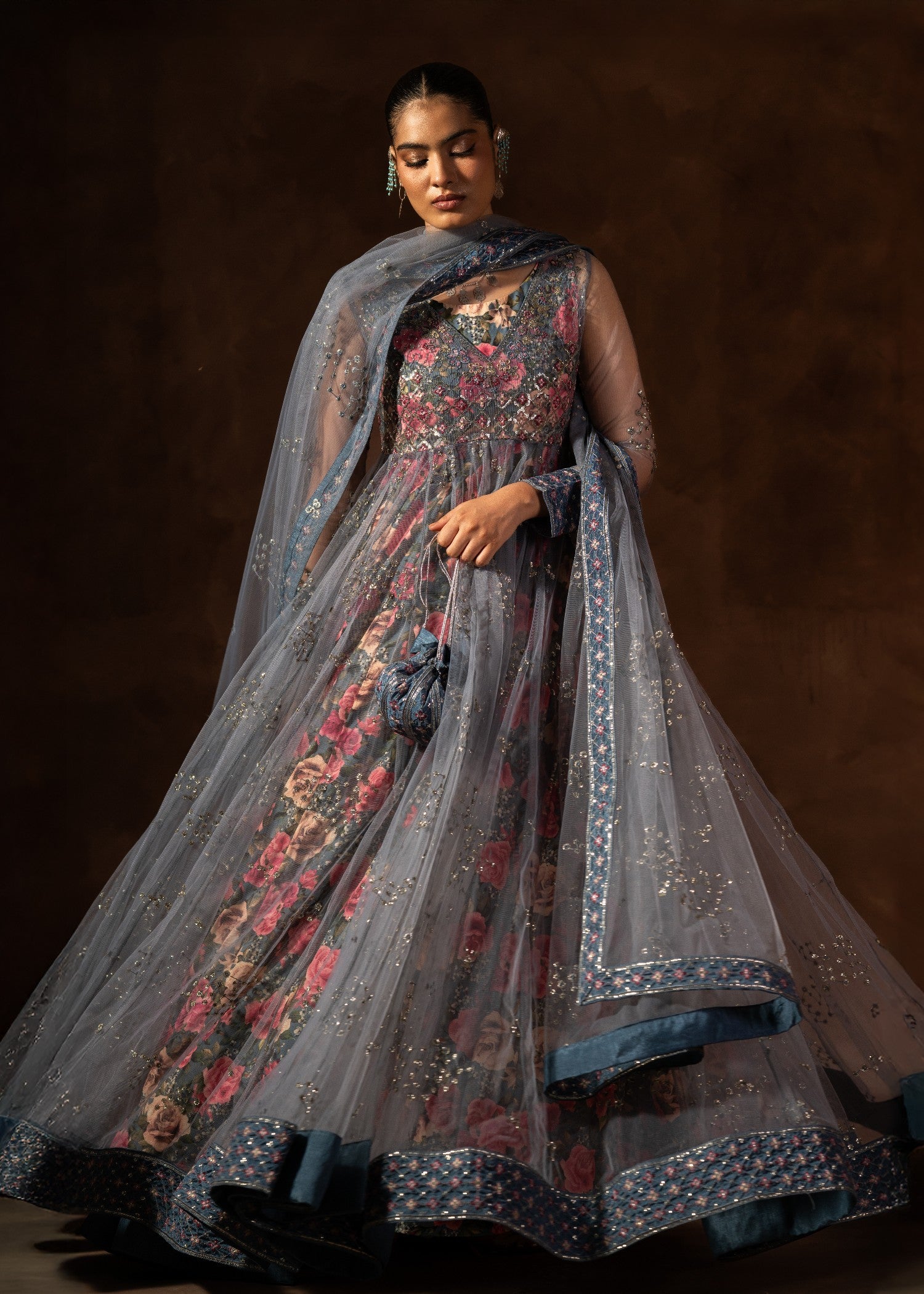 net Maxi in Cool grey
