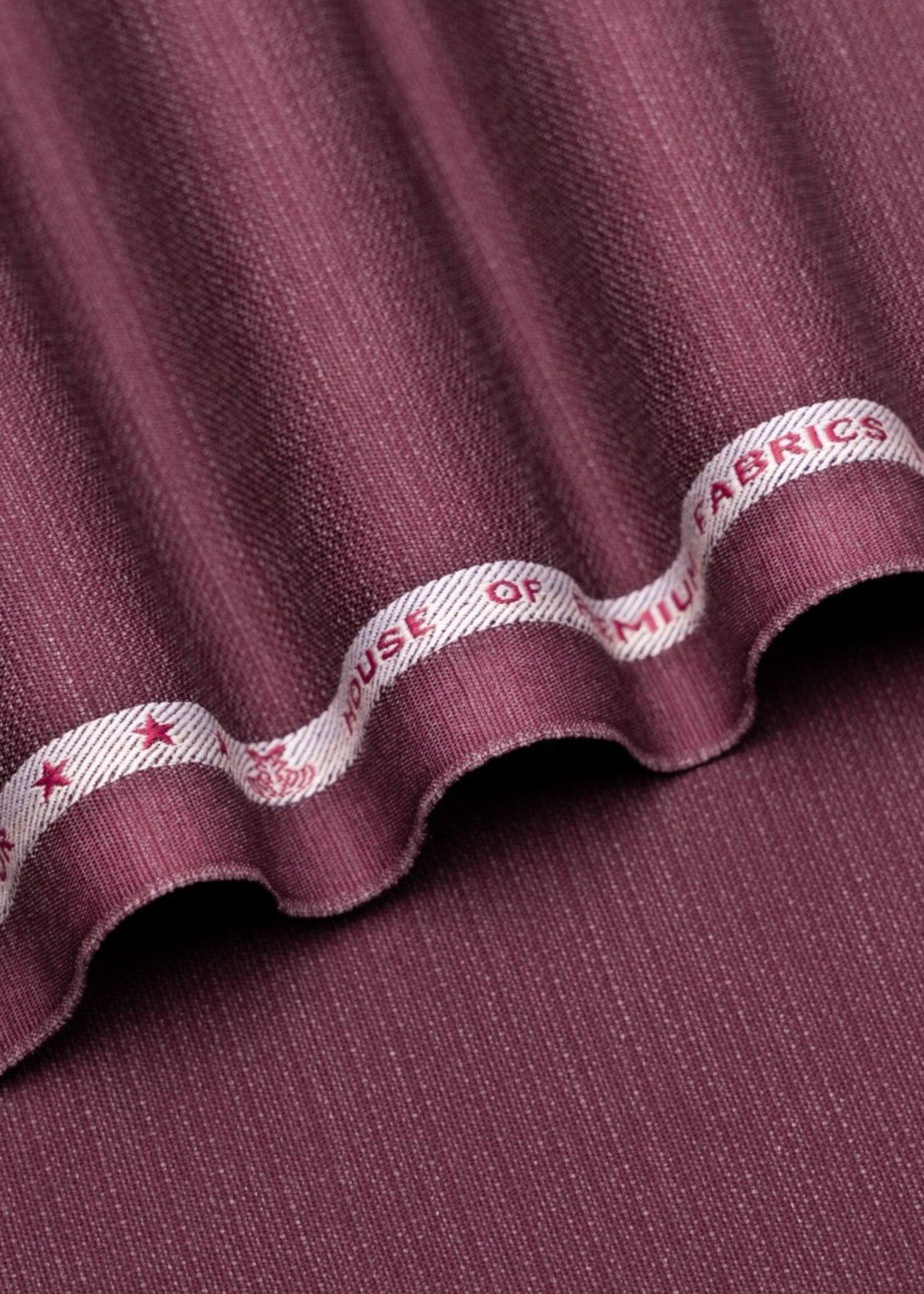 cotton Unstitched in Burgundy