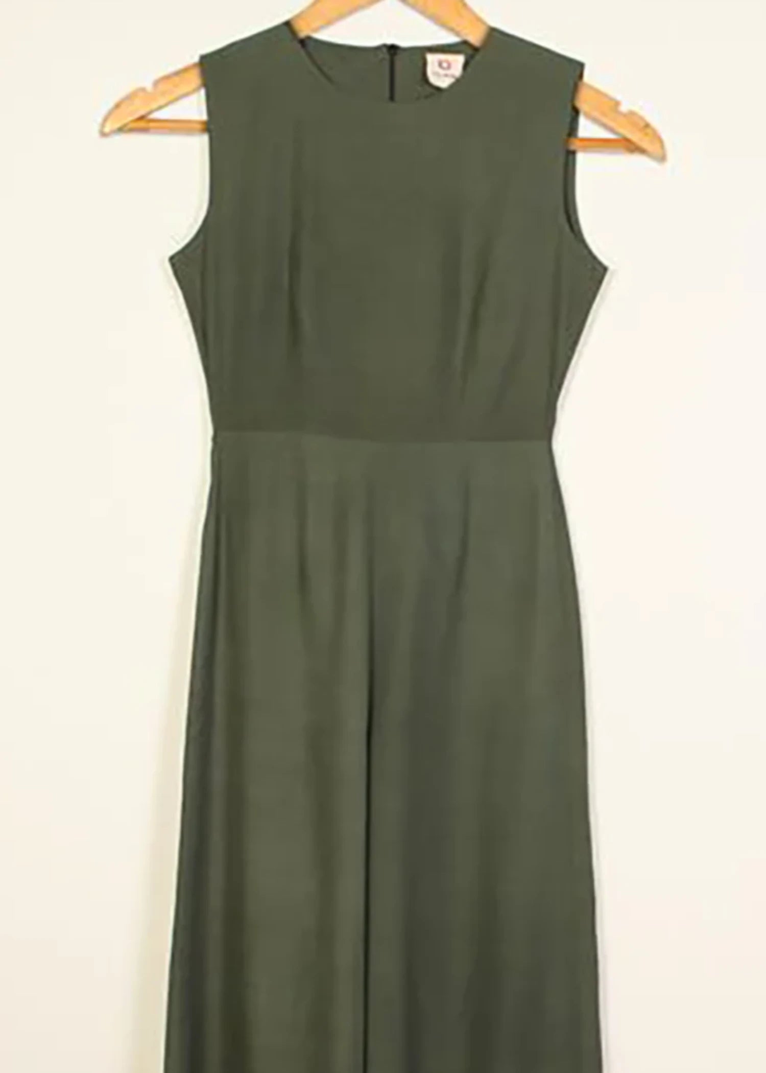 crepe Dress in Green