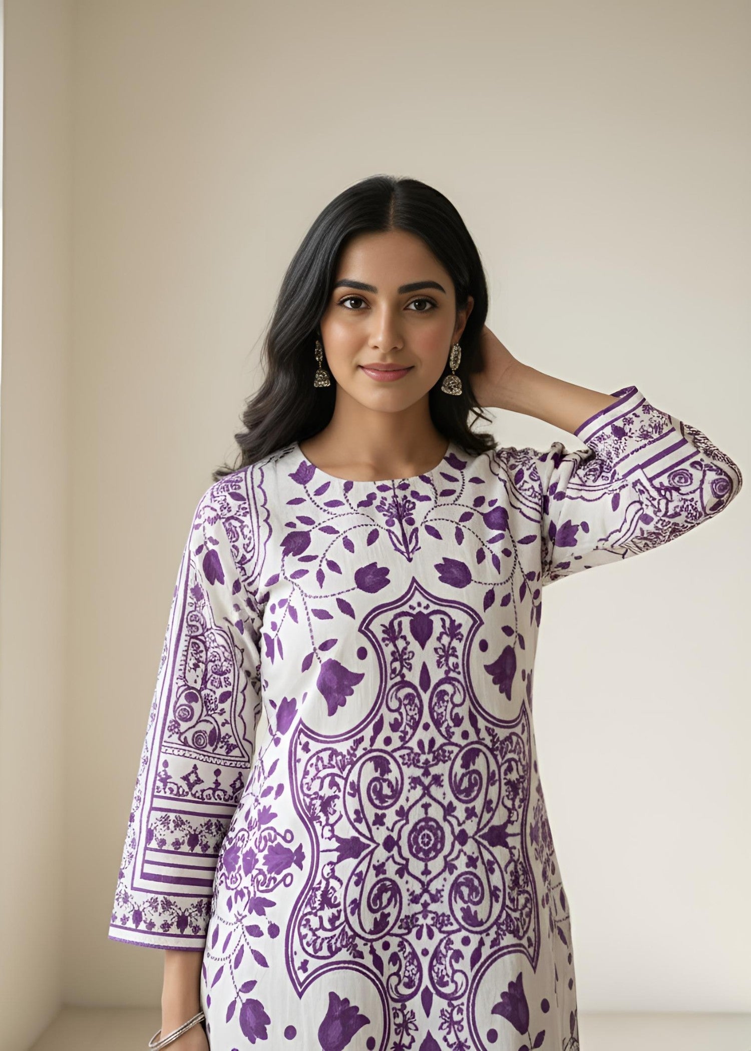 wool Co Ord Sets in White