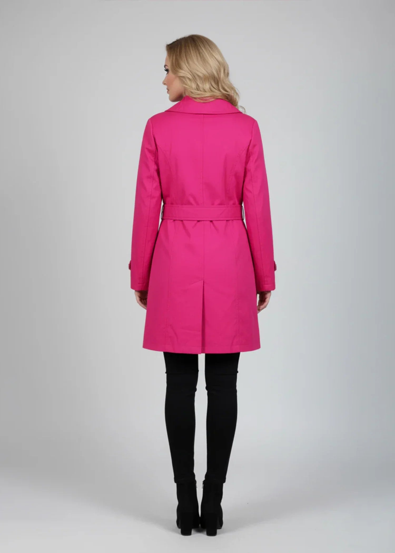 cotton Coat in Bubblegum pink