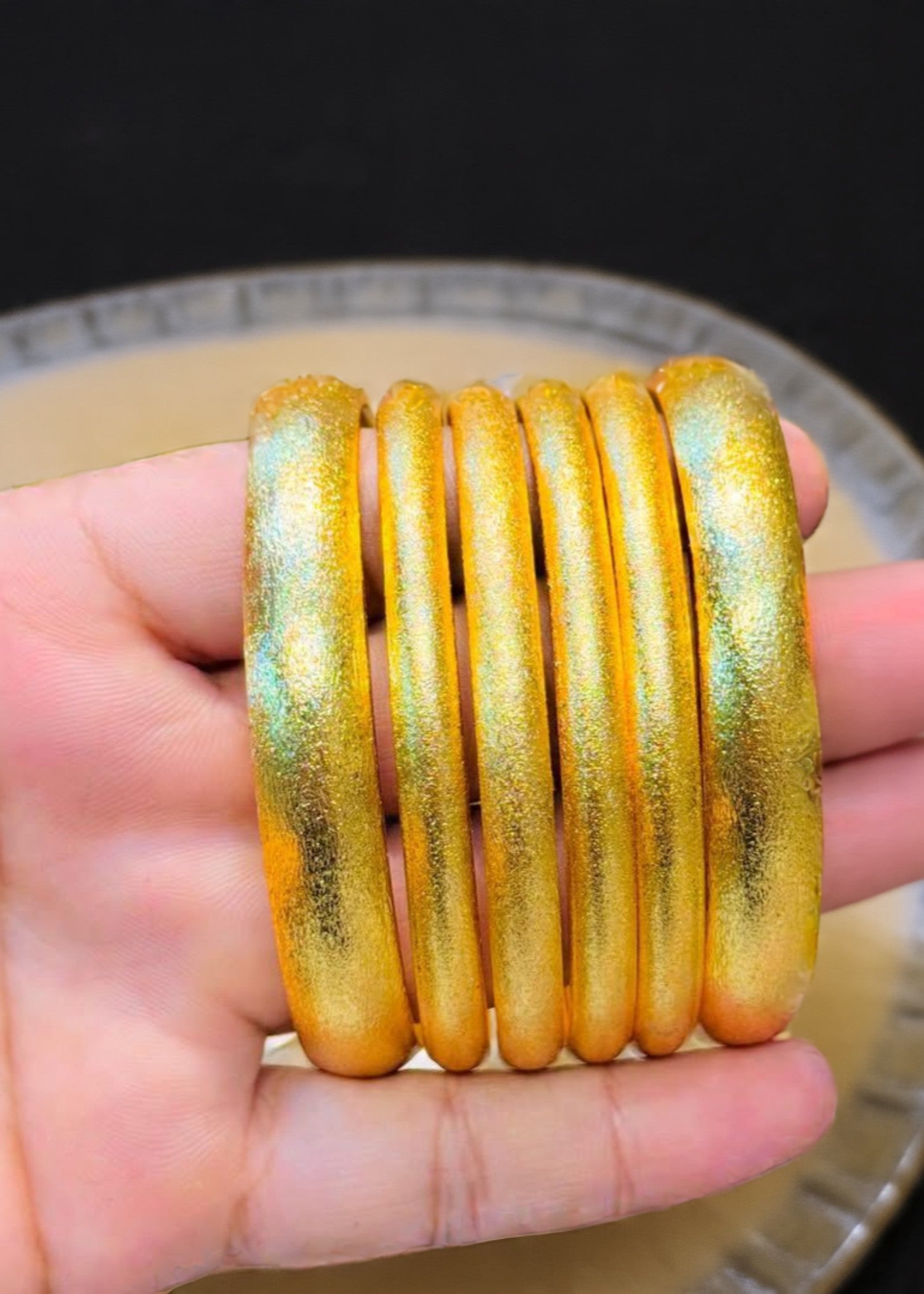 Bangles in Gold Color by - Trendy Women Bangles XDP3990