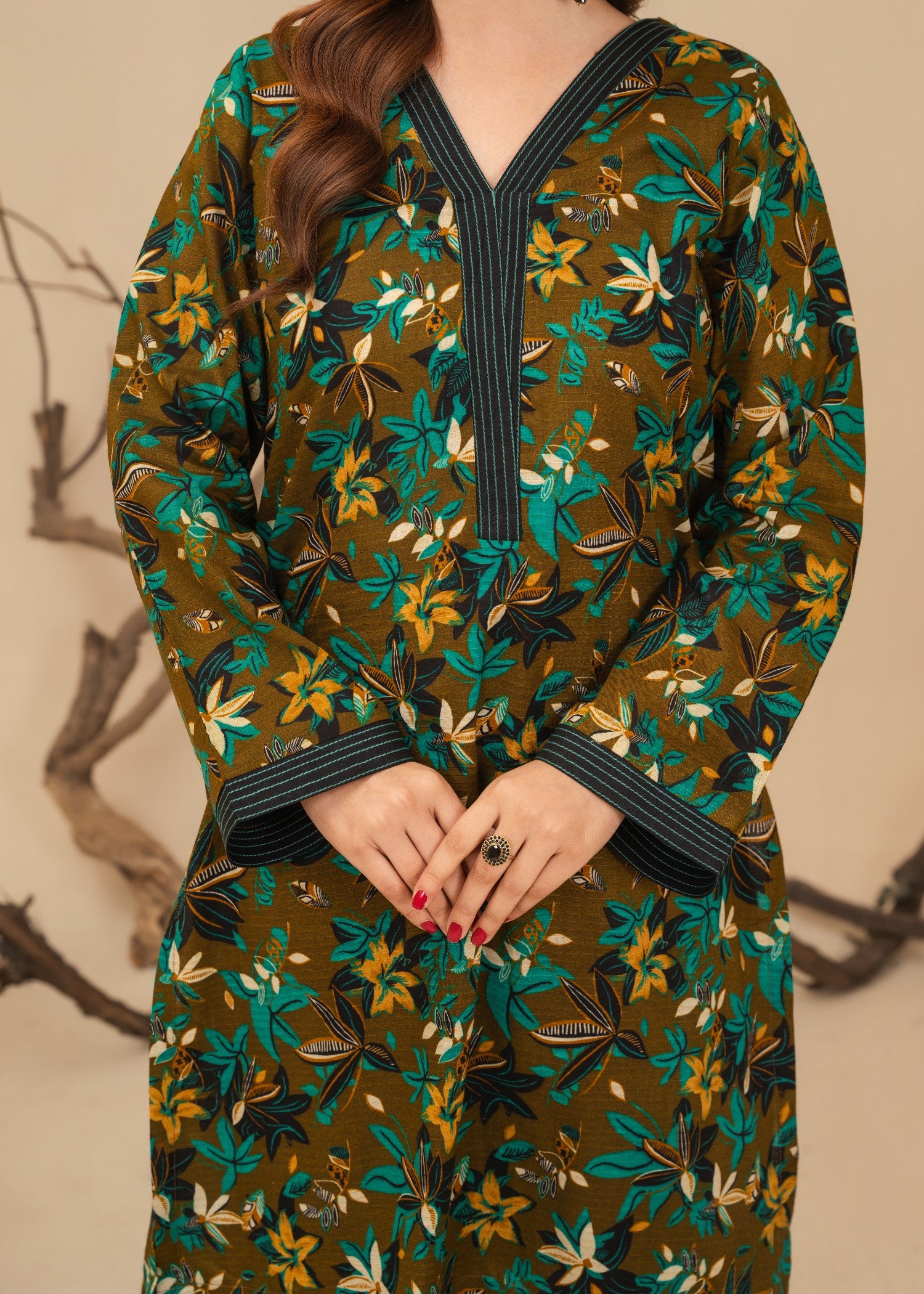 lawn Co Ord Sets in Olive green
