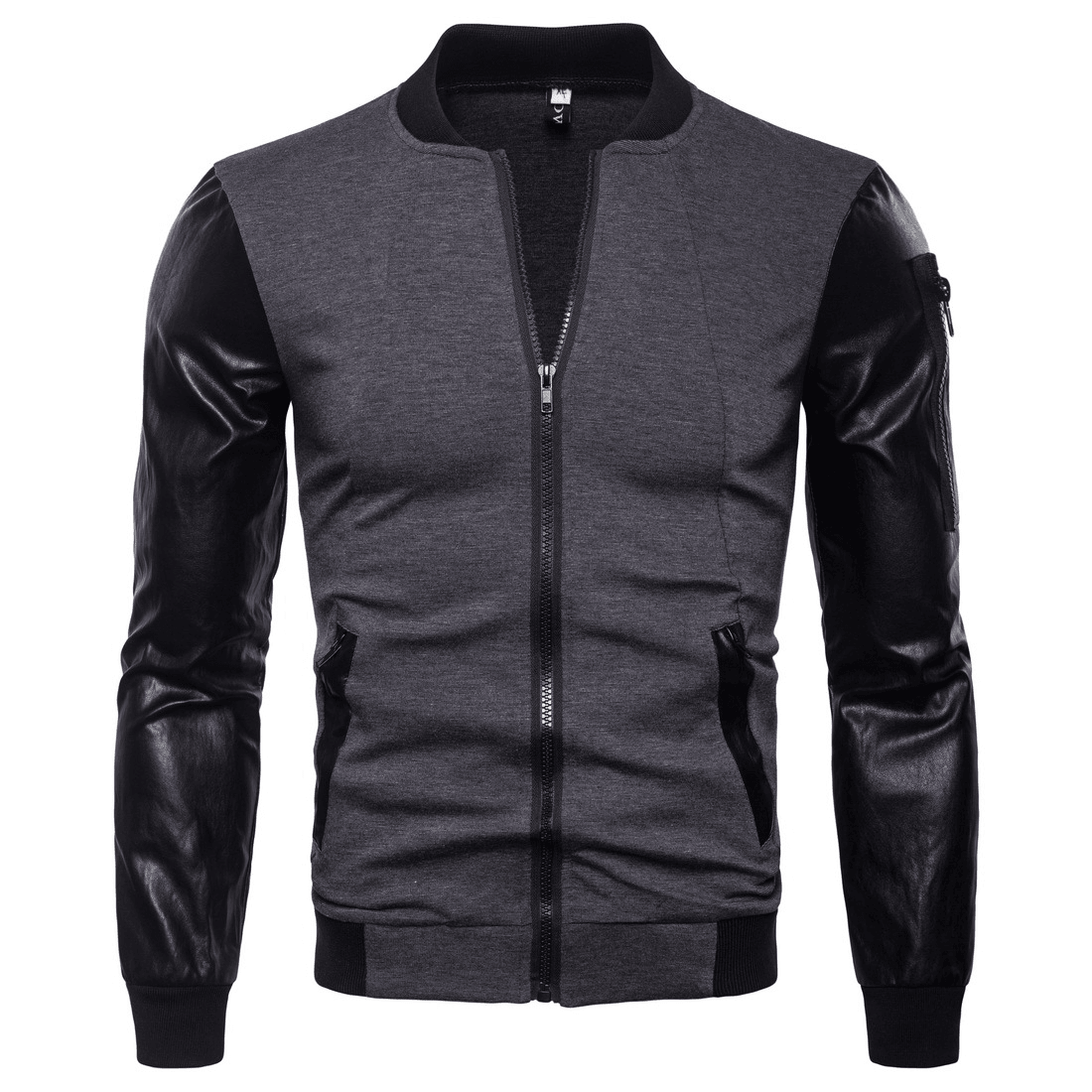 British Temperament Men Stand up Collar Jacket