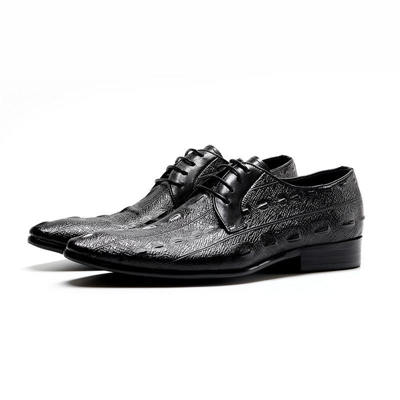 First layer cowhide plus size men's shoes