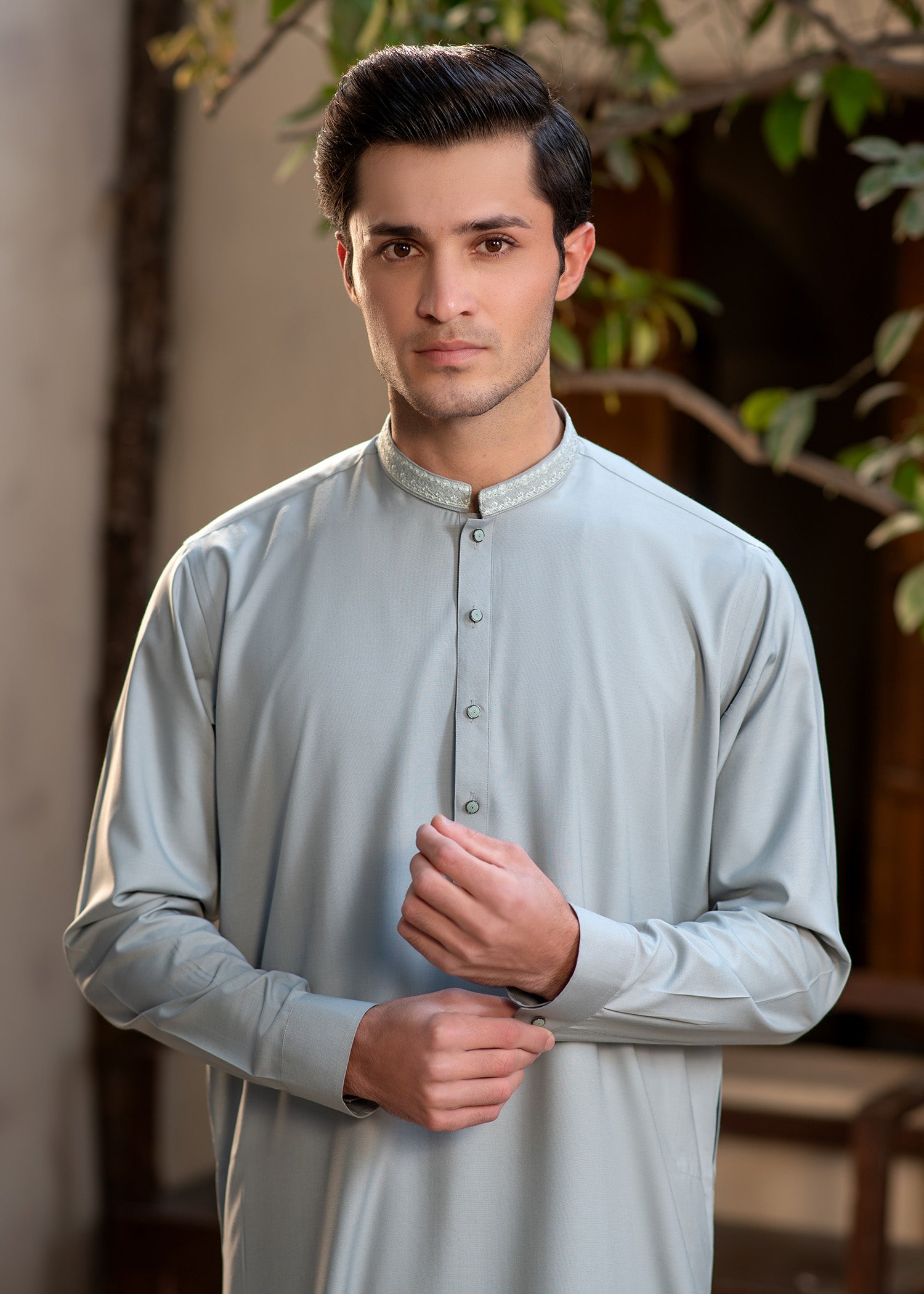 wash & wear Shalwar Kameez in Pastel green