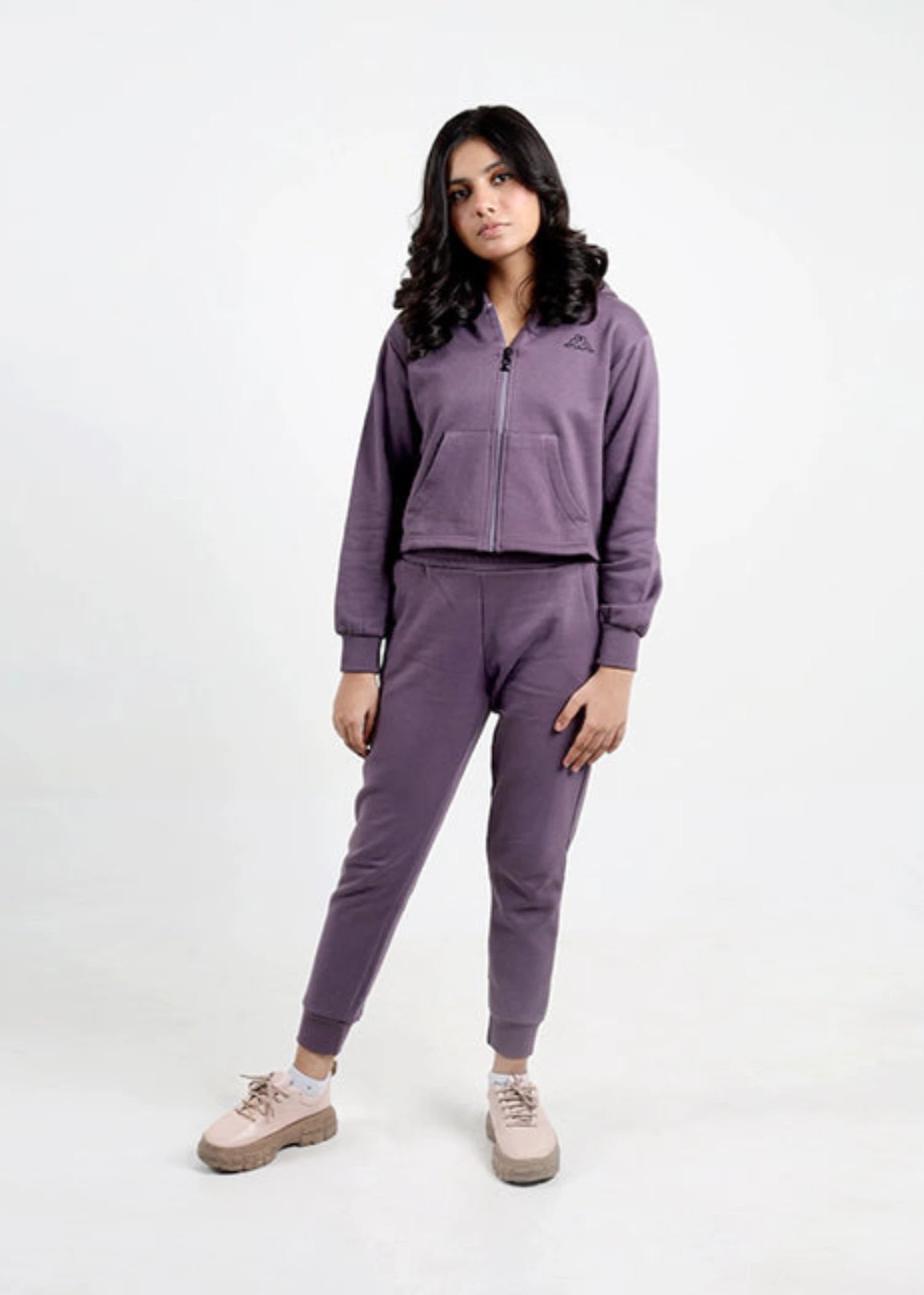 fleece Tracksuit in Purple