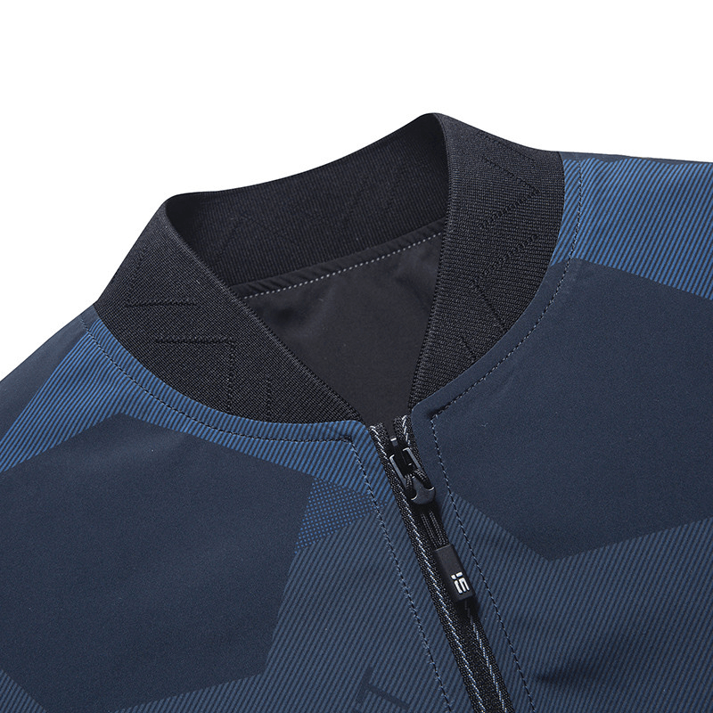 Baseball Collar Casual Jacket Stand Collar Spring and Autumn Jacket