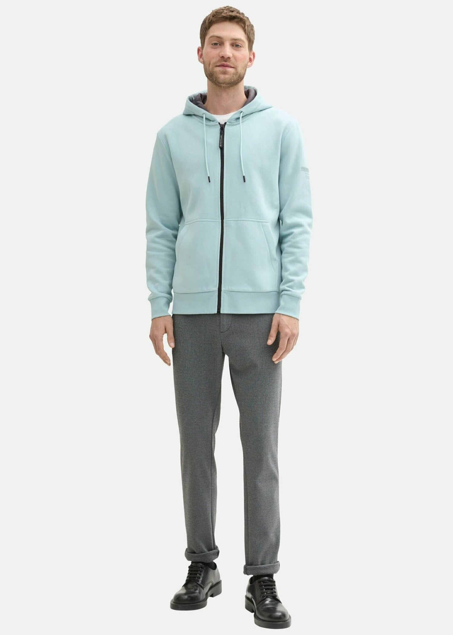 fleece Hoodie in Ice blue