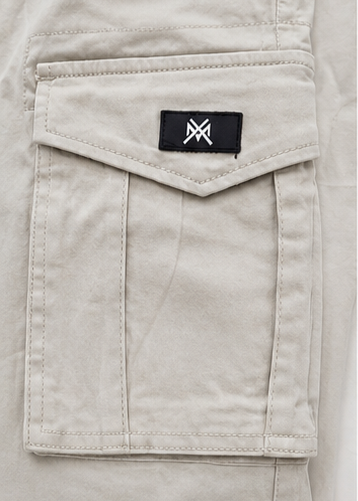 twill cotton Pants in Floral white by Xtramile Official