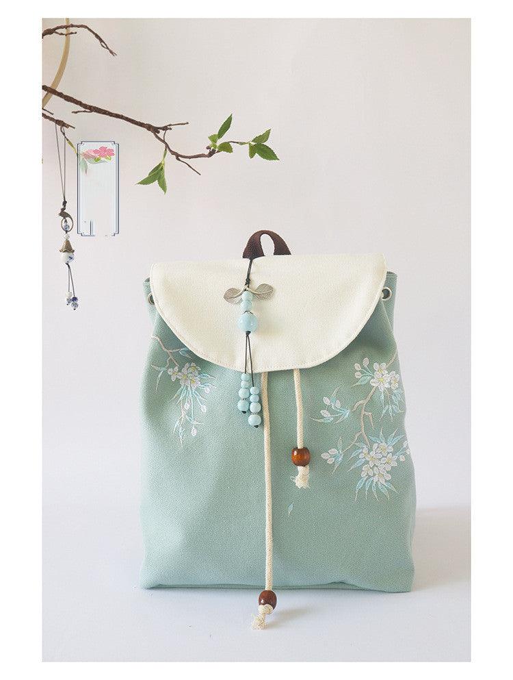 Ethnic Handbag All-match Fairy Style Antiquity Bag Mori Style Shoulder Bag Ancient Style Han Chinese Clothing Bag In Hand National Style Pastoral