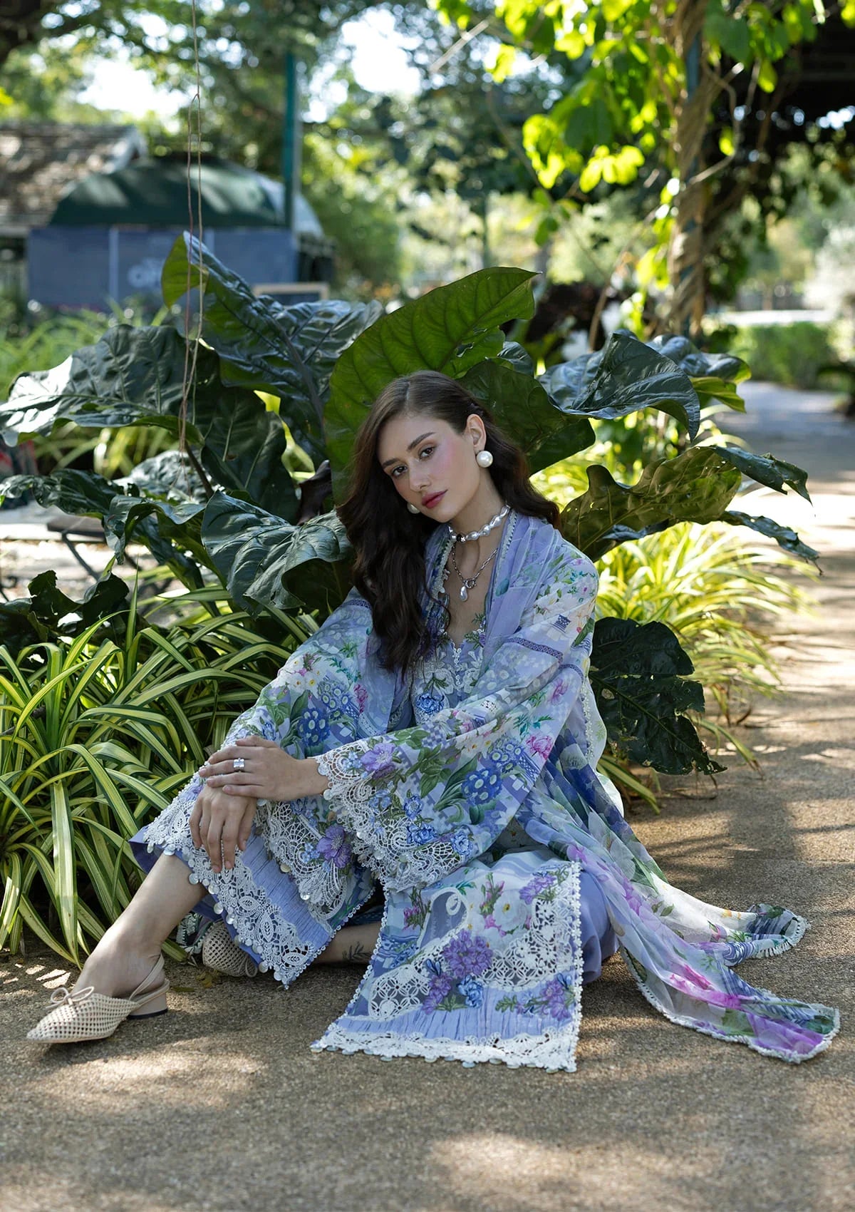 Signature Embroidered Lawn Prints – ESA-6A MOONLIT PETALS
