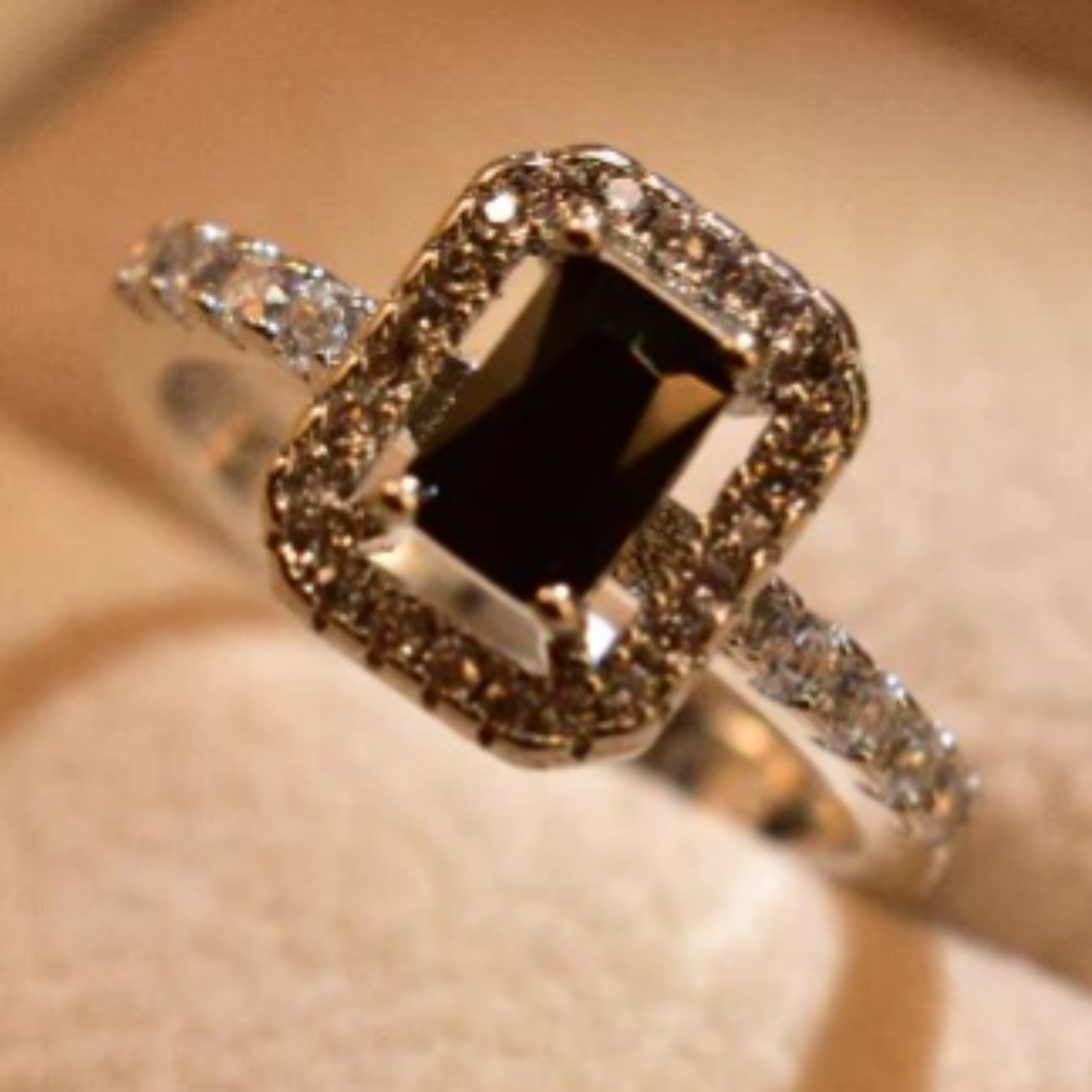 Ring in Black Color by - Trendy Women Ring IGX7604