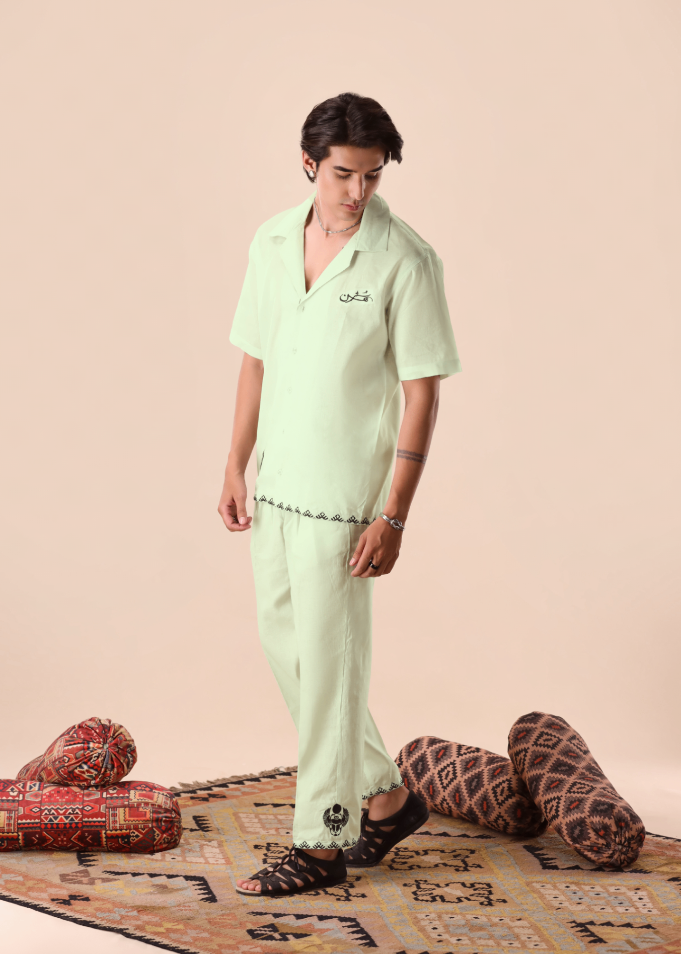 Co ord Set in Pastel green