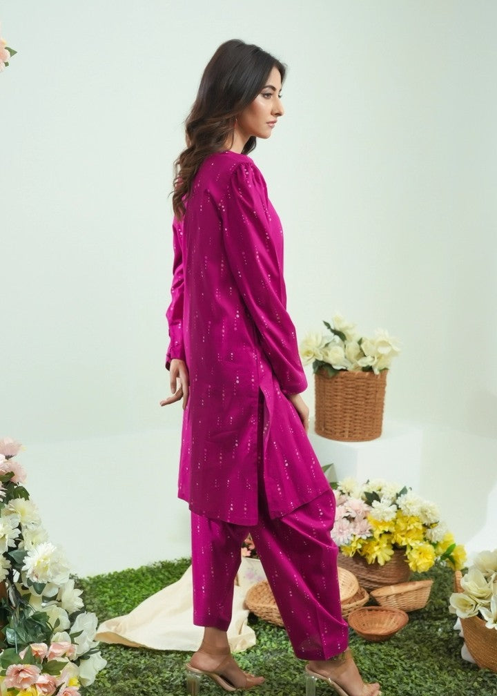 cambric Co Ord Sets in Magenta