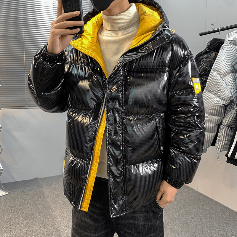 Thickened Warm Bright Windproof 90 down down Jacket