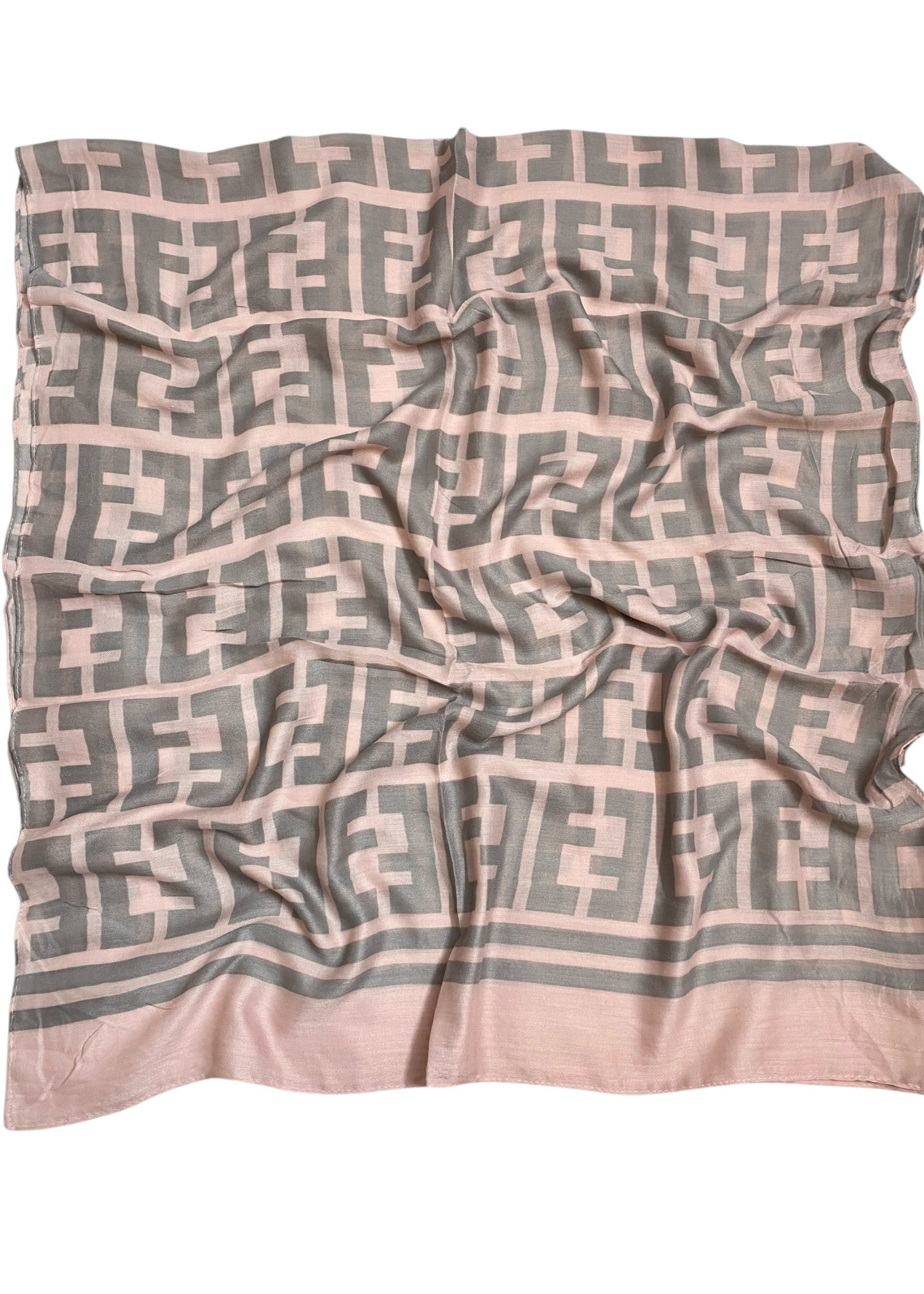 cotton viscose Hijab in Coral pink