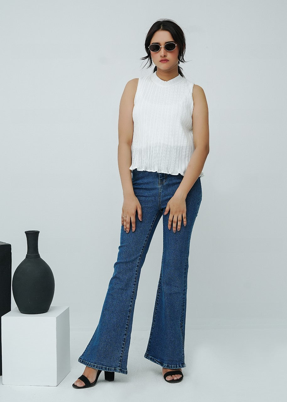 cotton Blouse in White