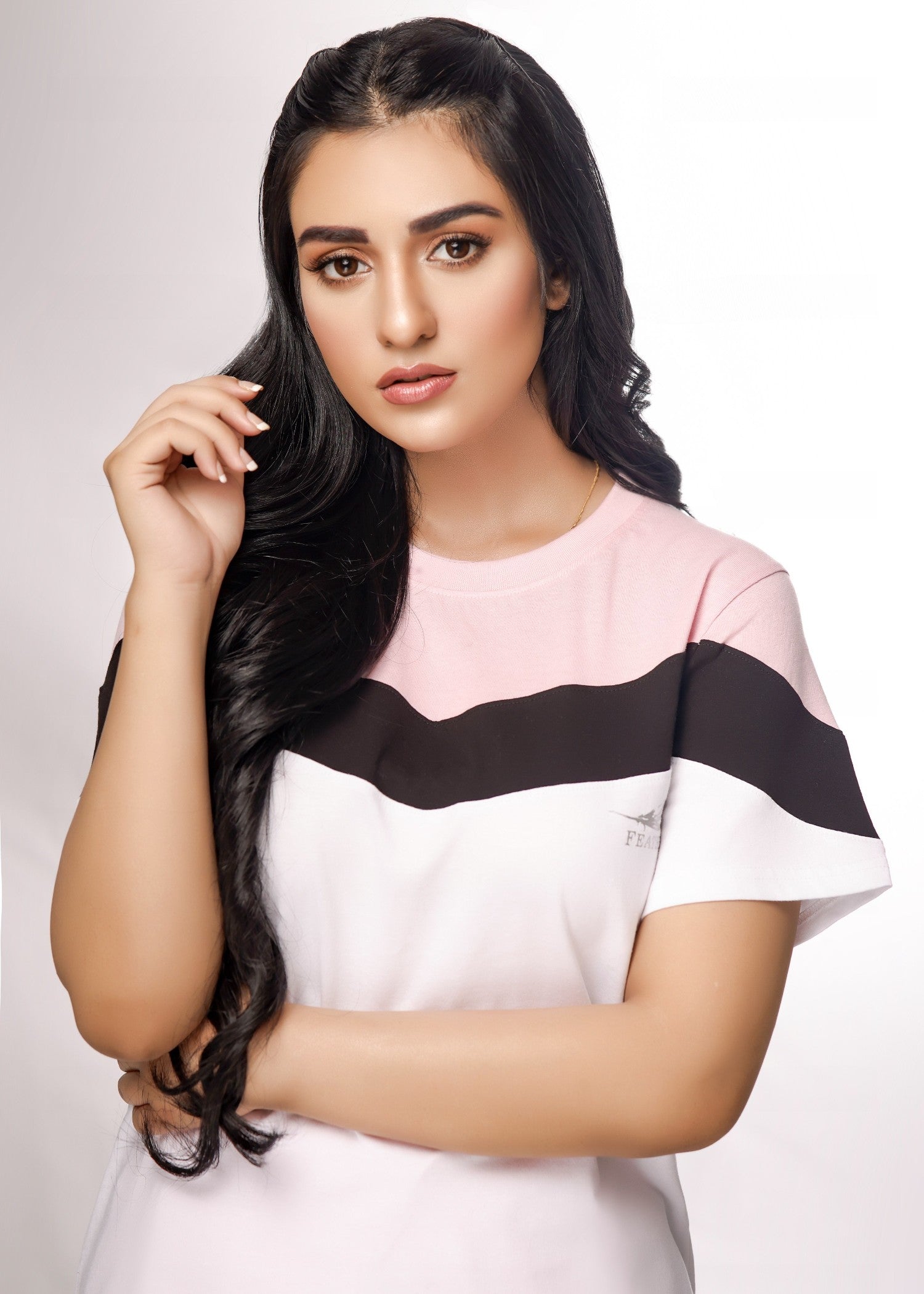 single jersey knit Tracksuit in Baby pink