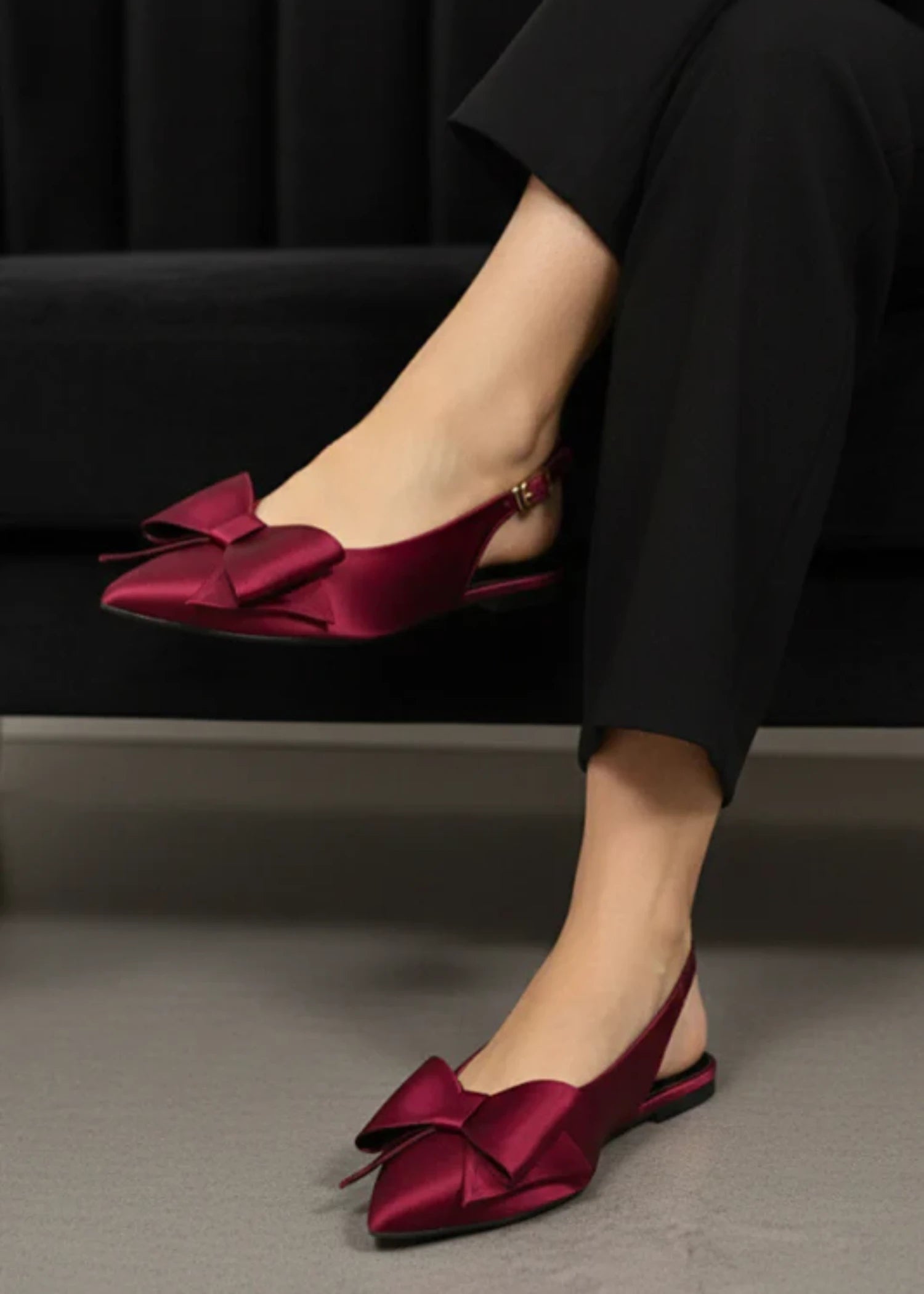 Sandals in Maroon by - High Quality Women Sandals FCB2046