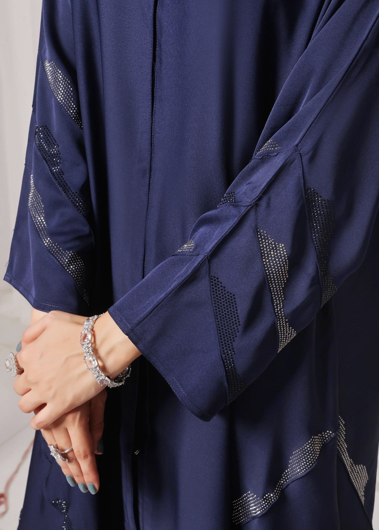 nidha Abaya in Dark blue