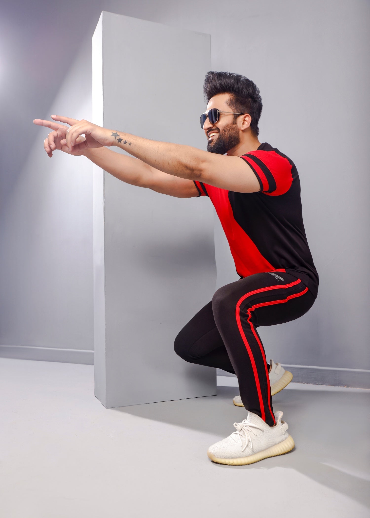 terry Tracksuit in Red