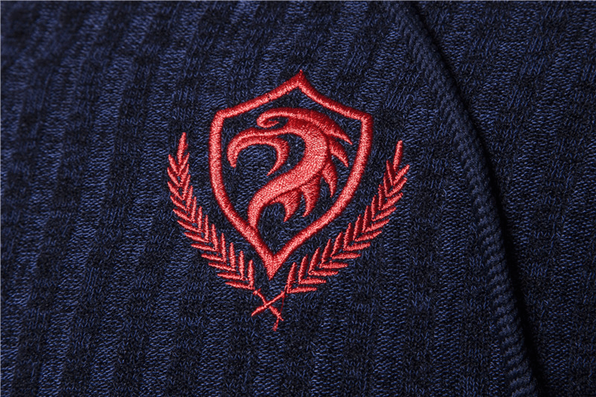 Men'S Stretch Solid Color Slim-Fit Sweater