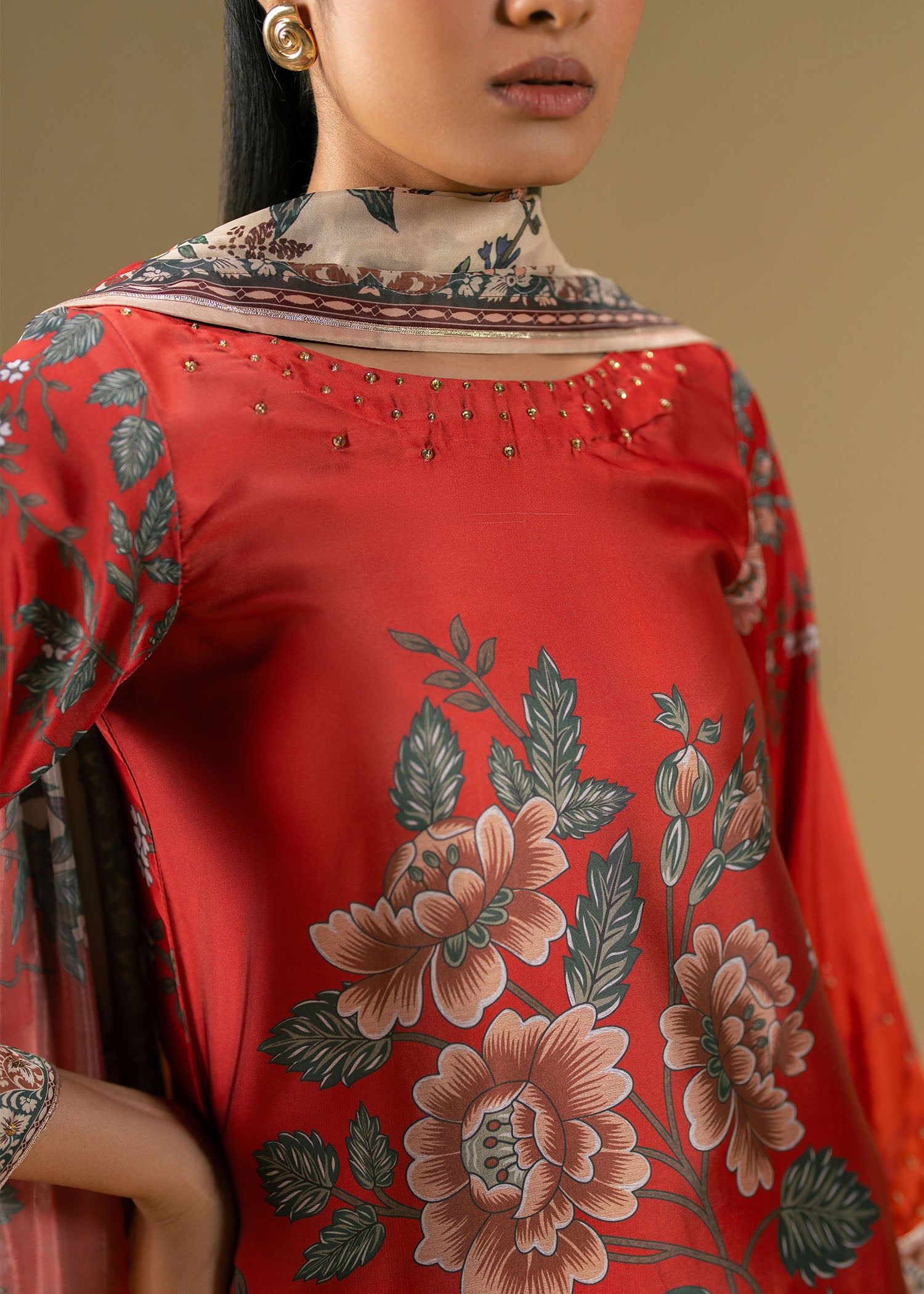 charmuse/shamooz Kurta Set in Orange