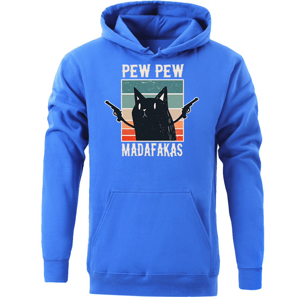 Men'S Hooded Trendy Cartoon Sweater Sports Jacket
