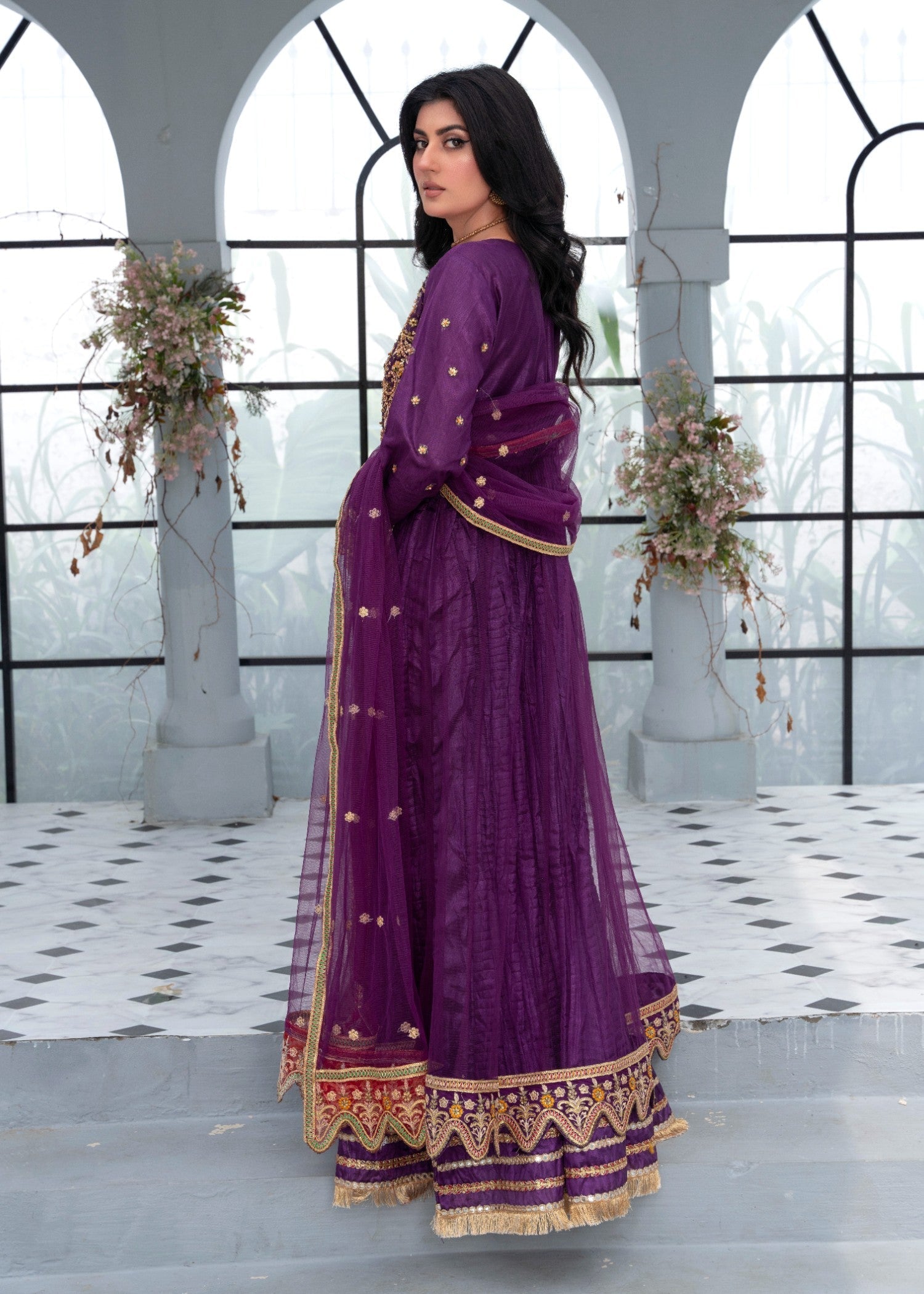 net Maxi in Purple