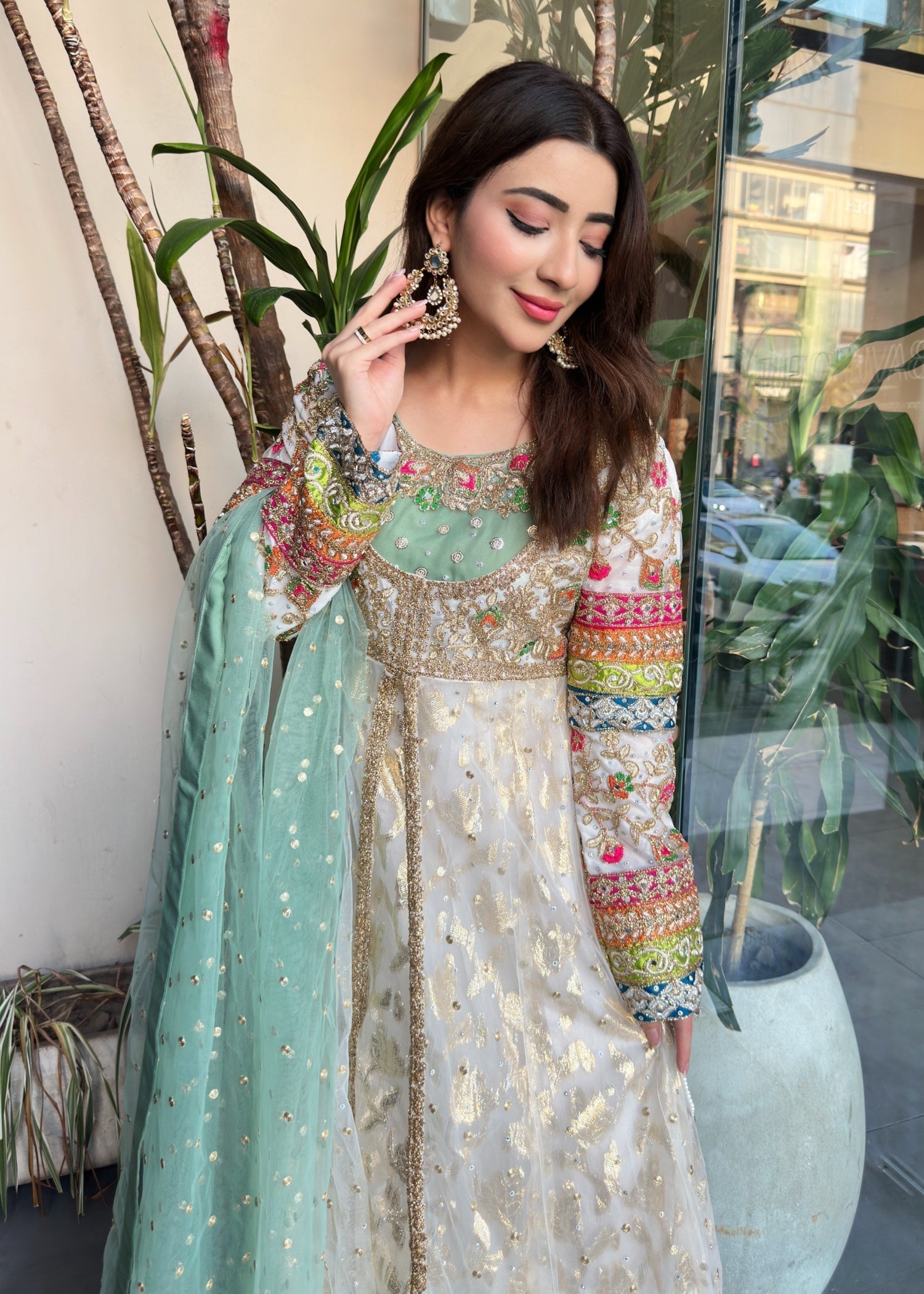 net Maxi in White