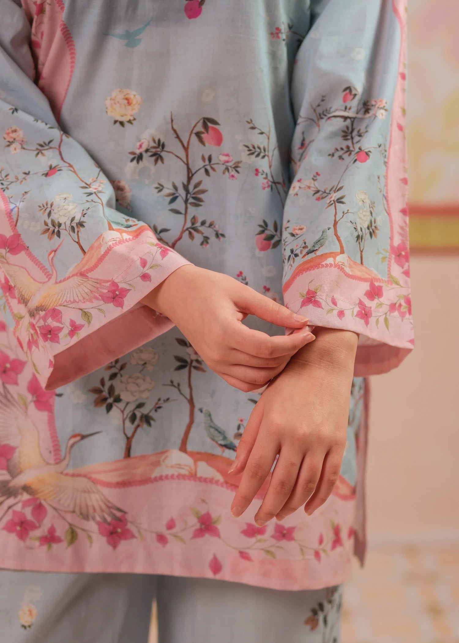 Co Ord Sets in Ice blue, pink