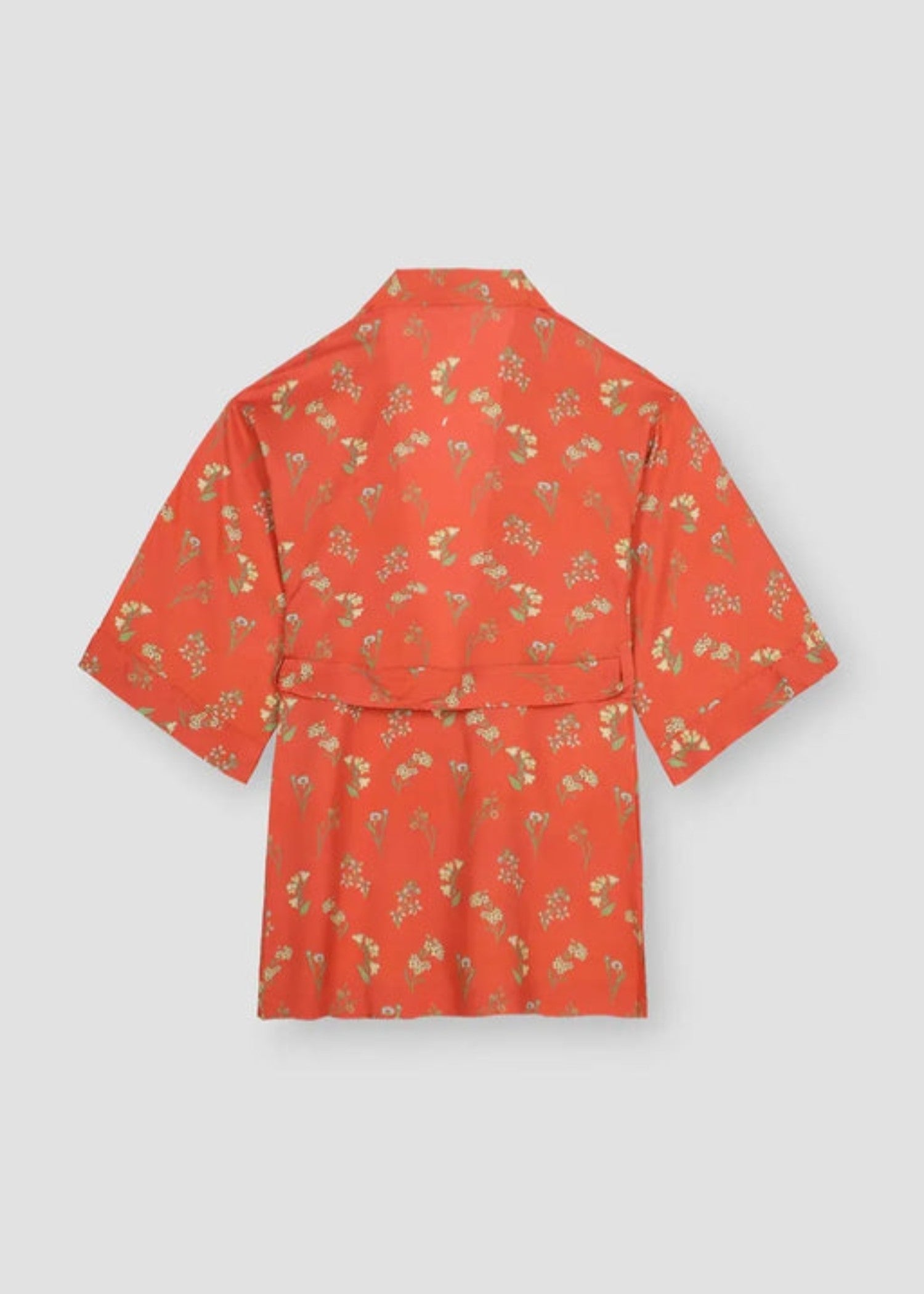 cotton Gown in Tangerine