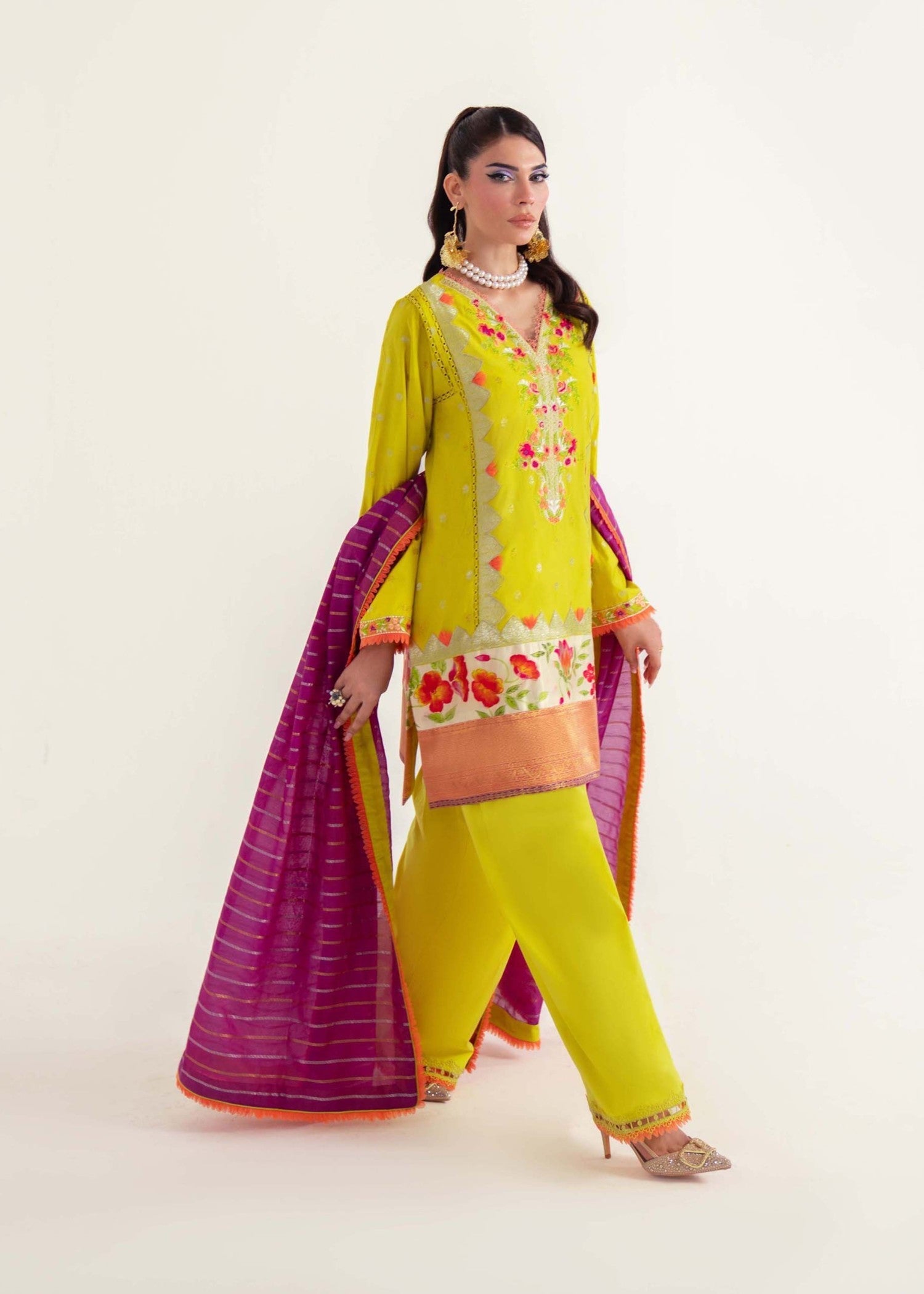 jacquard Unstitched in Lemon