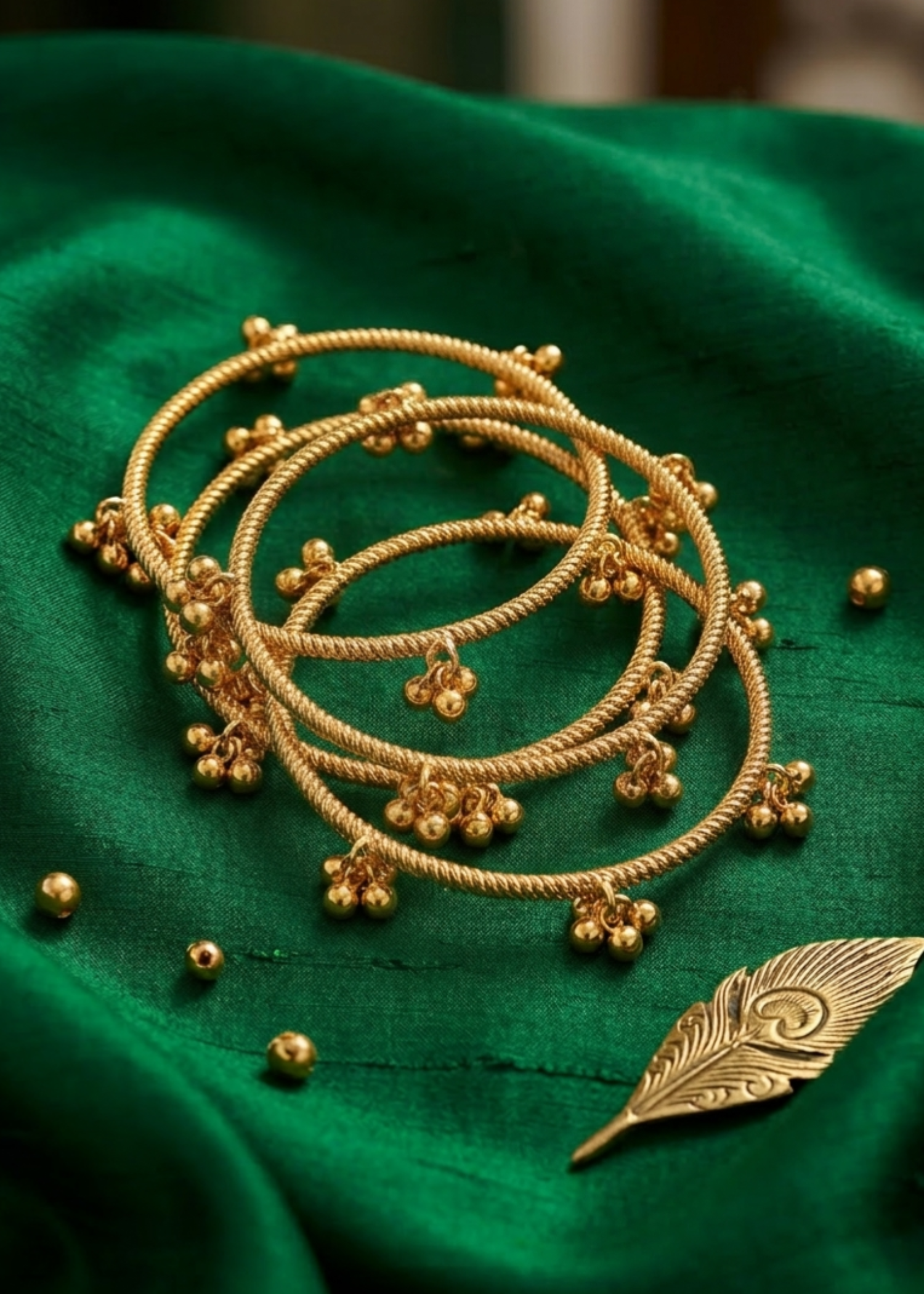 Bangles in Gold Color by - Trendy Women Bangles ACC0004