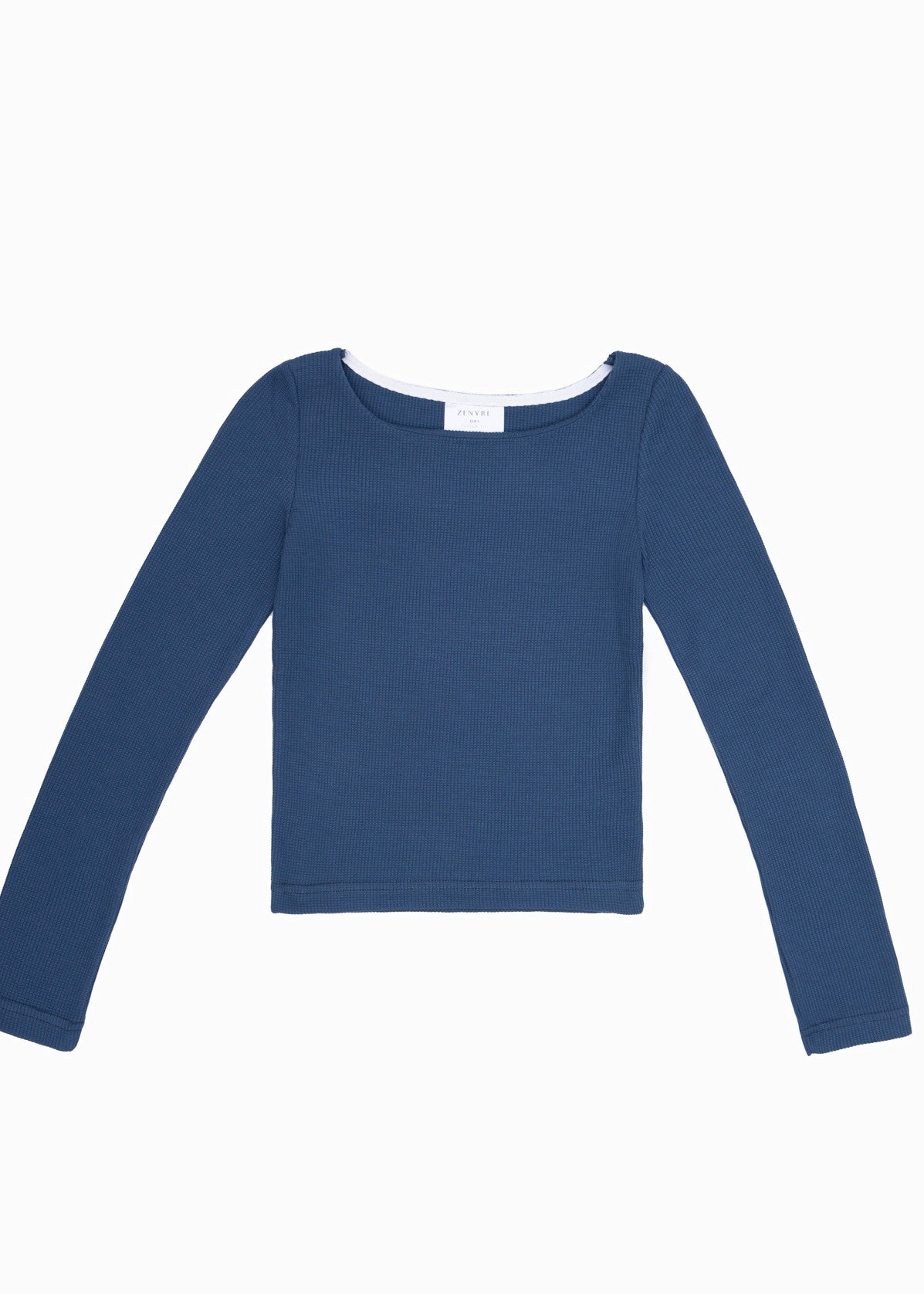 polyester Blouse in Sapphire blue