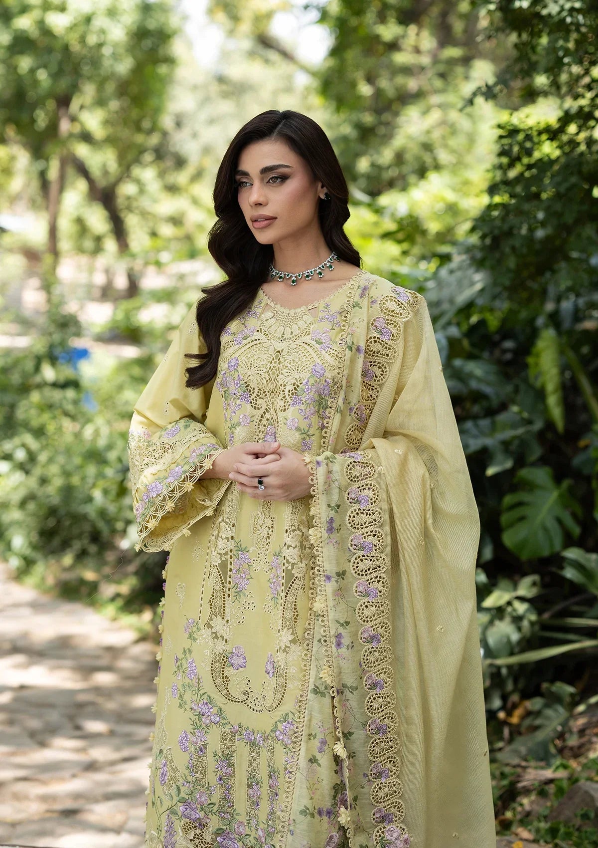 Luxury Lawn – ELQ-7a Butter Yellow