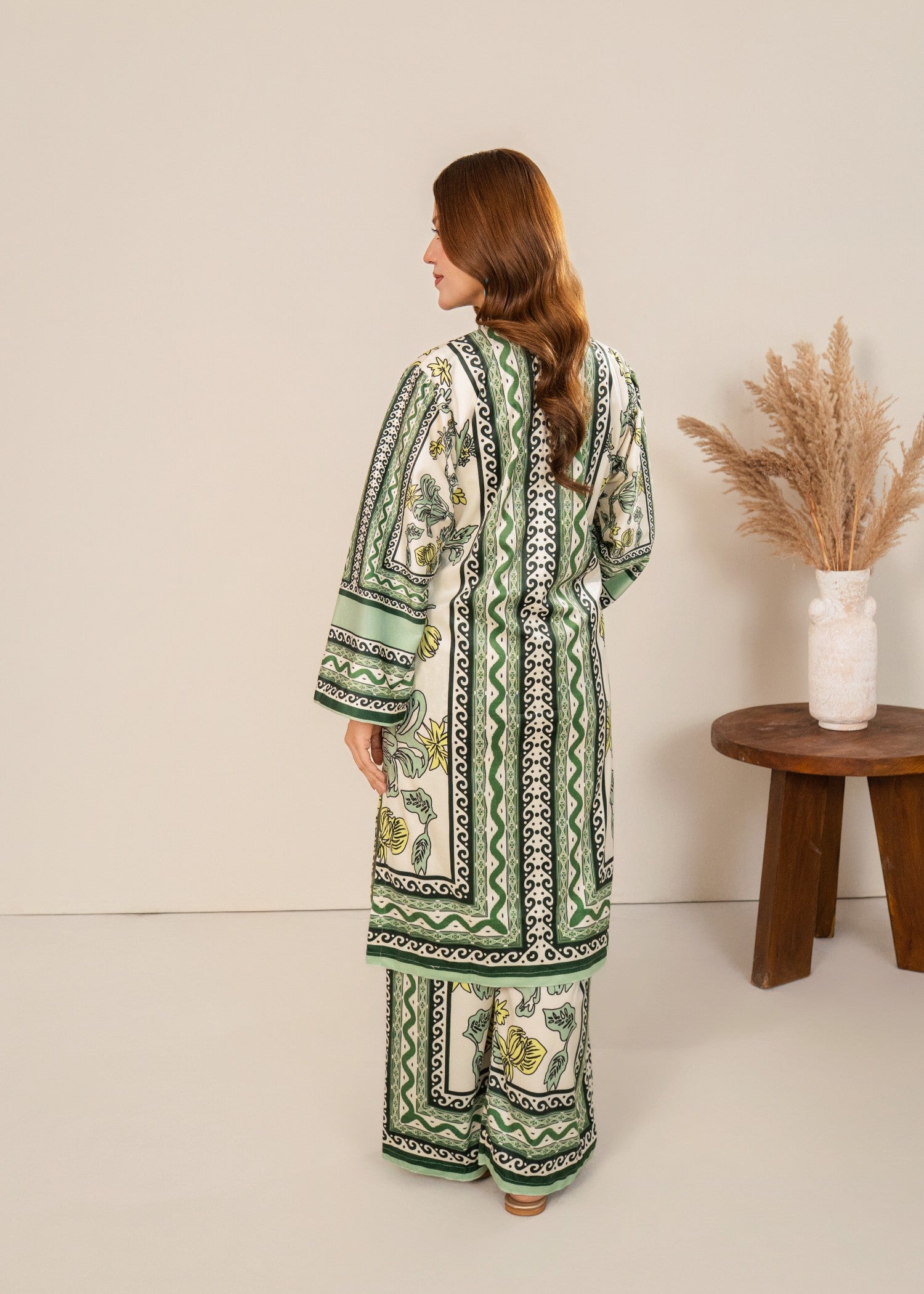 velvet Co Ord Sets in Pistachio green