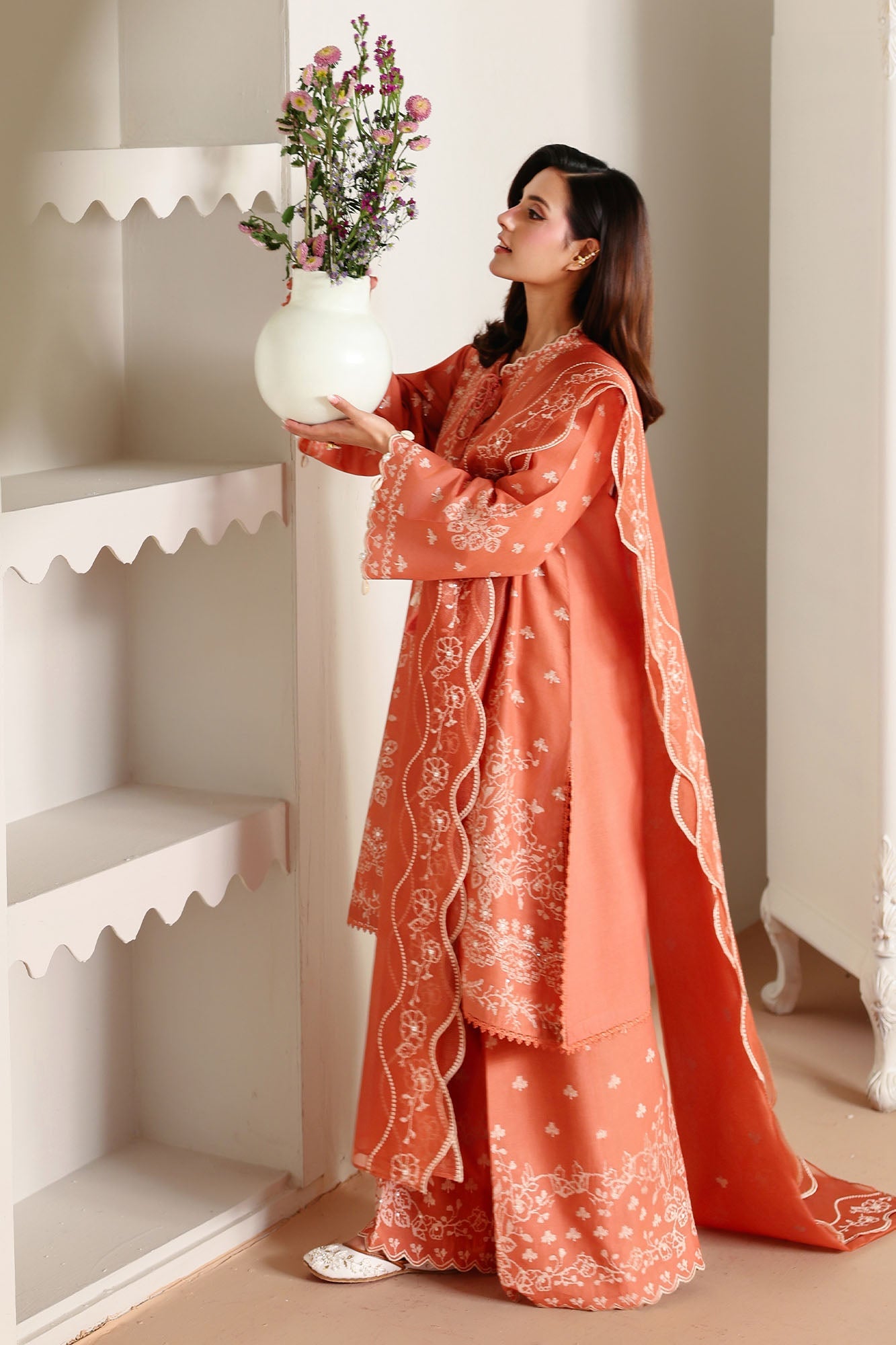 Eid Lawn Edit – Amber Mist