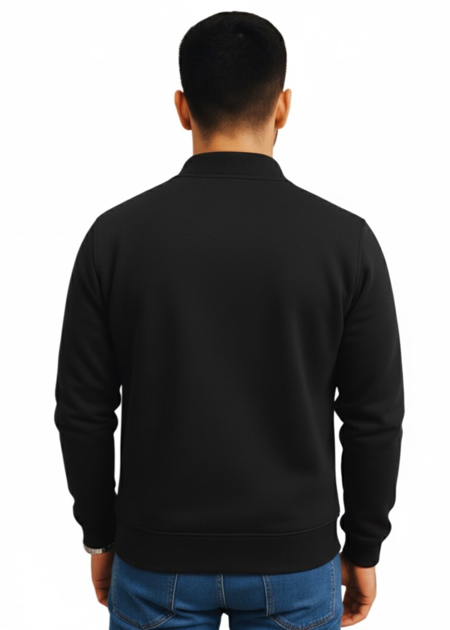 fleece Jacket in Black