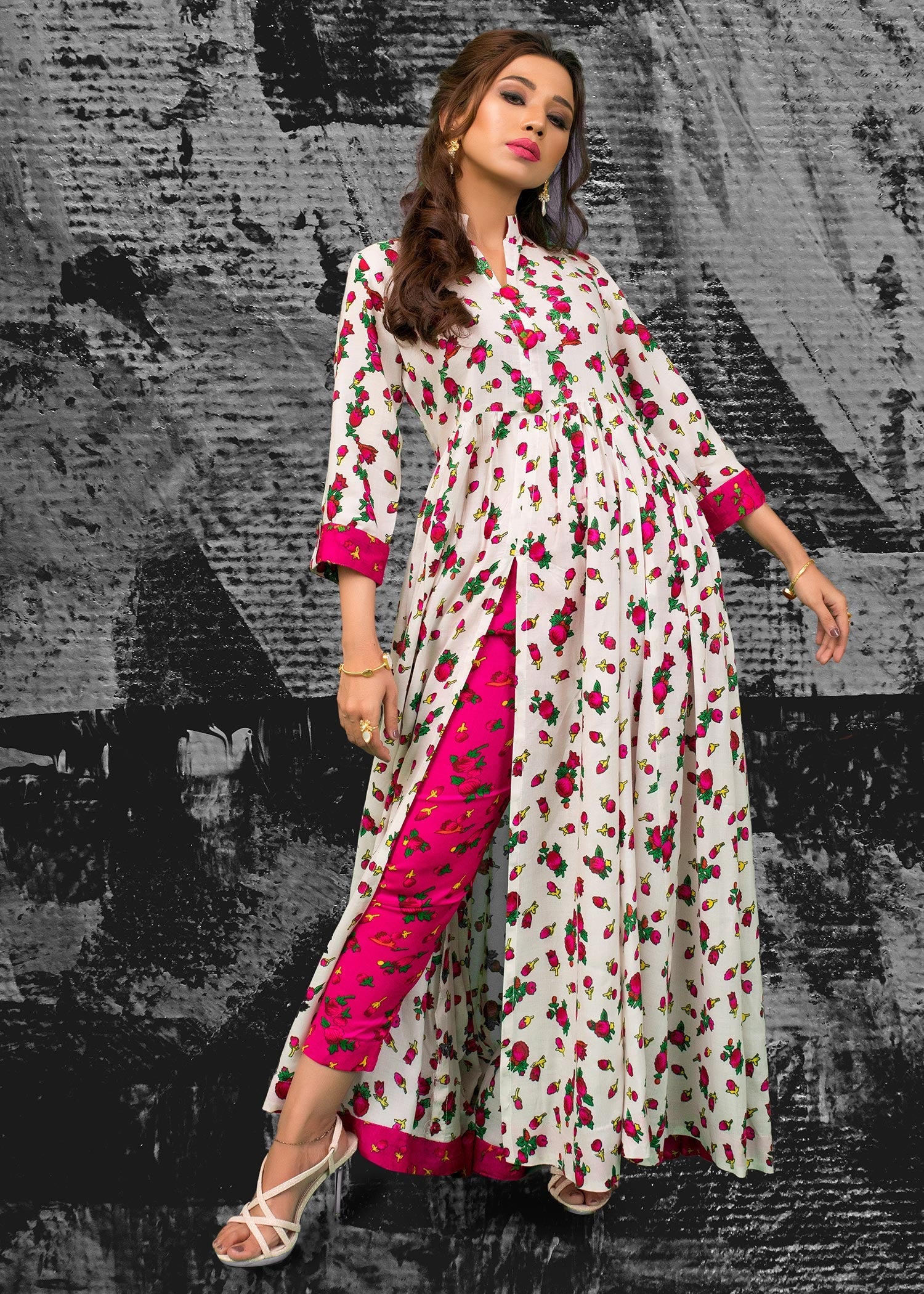 cotton Maxi in White
