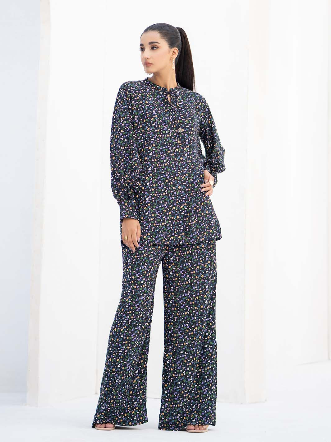 grip Co ord Sets in Black
