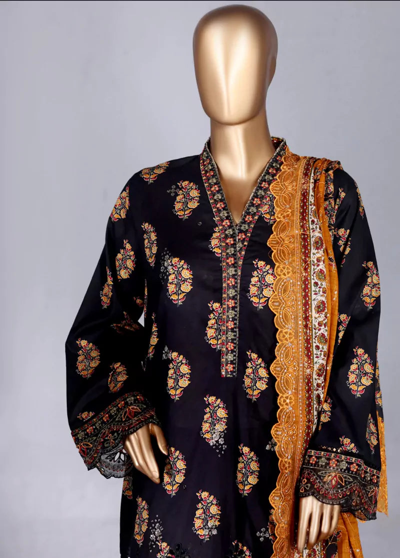 Stitched Lawn Suit – B-1