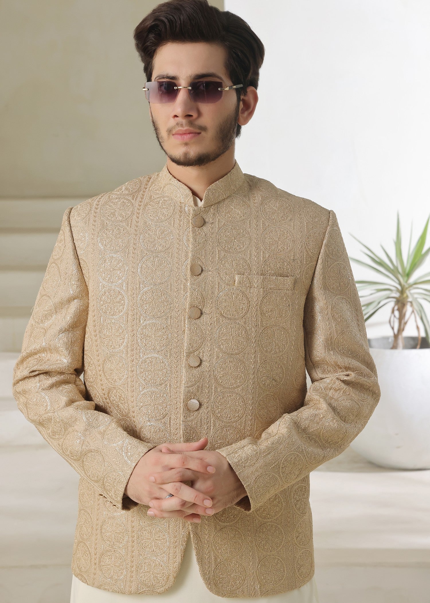 masuri Prince Coat in Beige