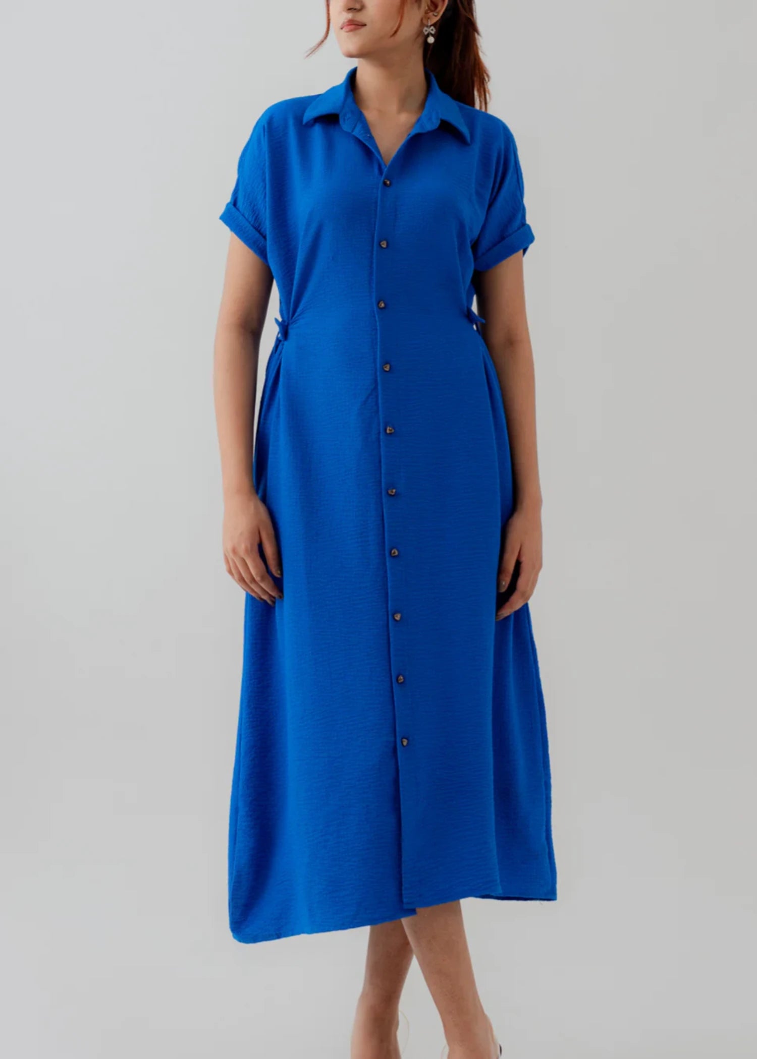 viscose Dress in Blue