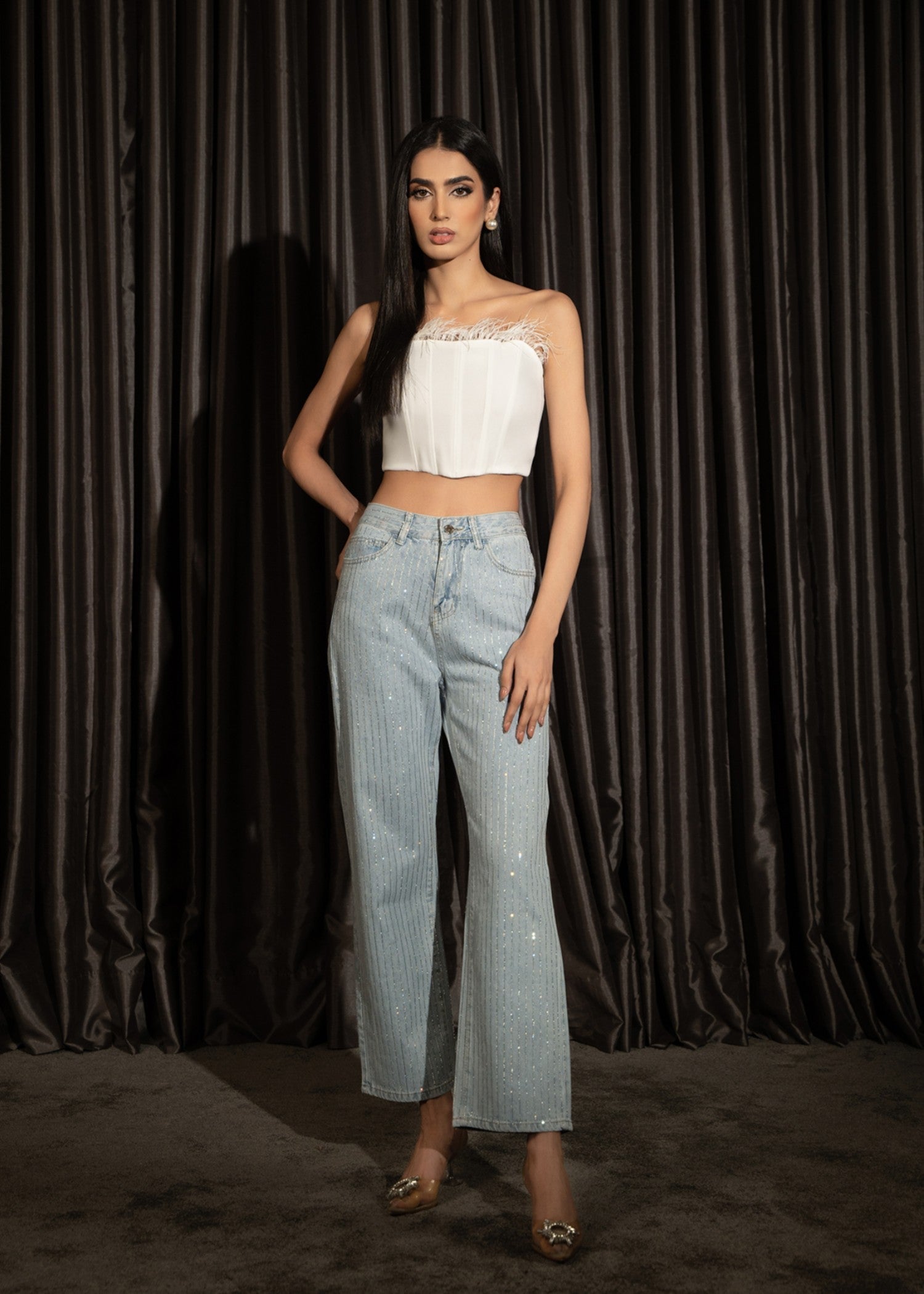 denim Jeans in Light blue
