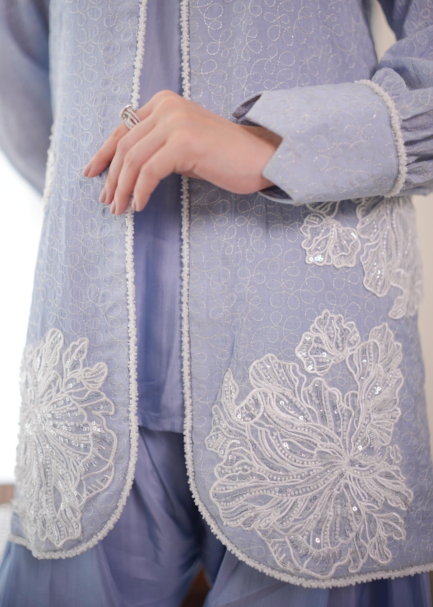 cotton Jacket in Lavender