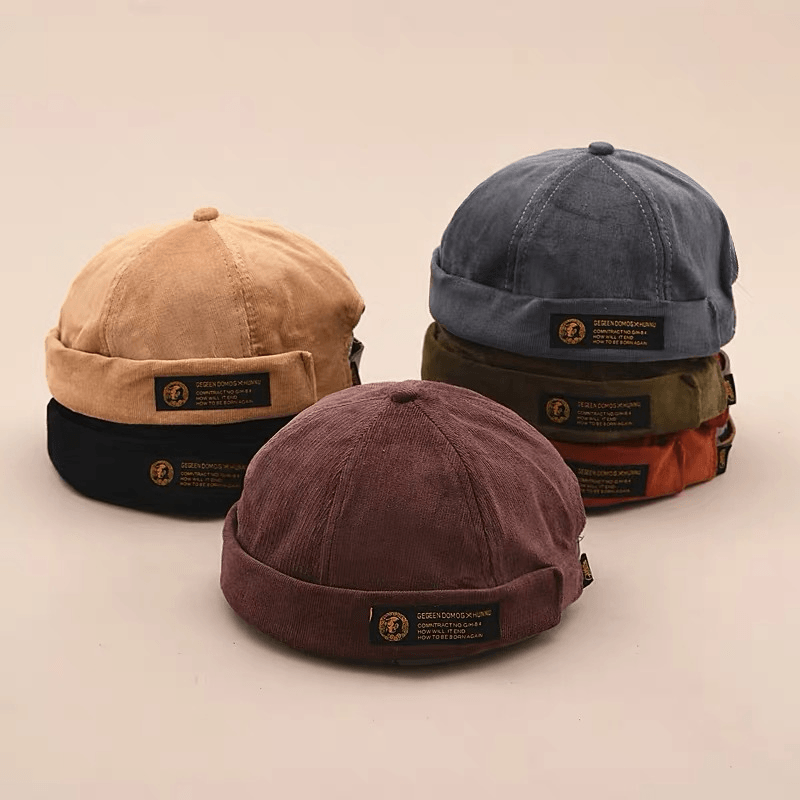 Solid Color Landlord Hat Male Street Wild Korean Hip-Hop Hat Outdoor