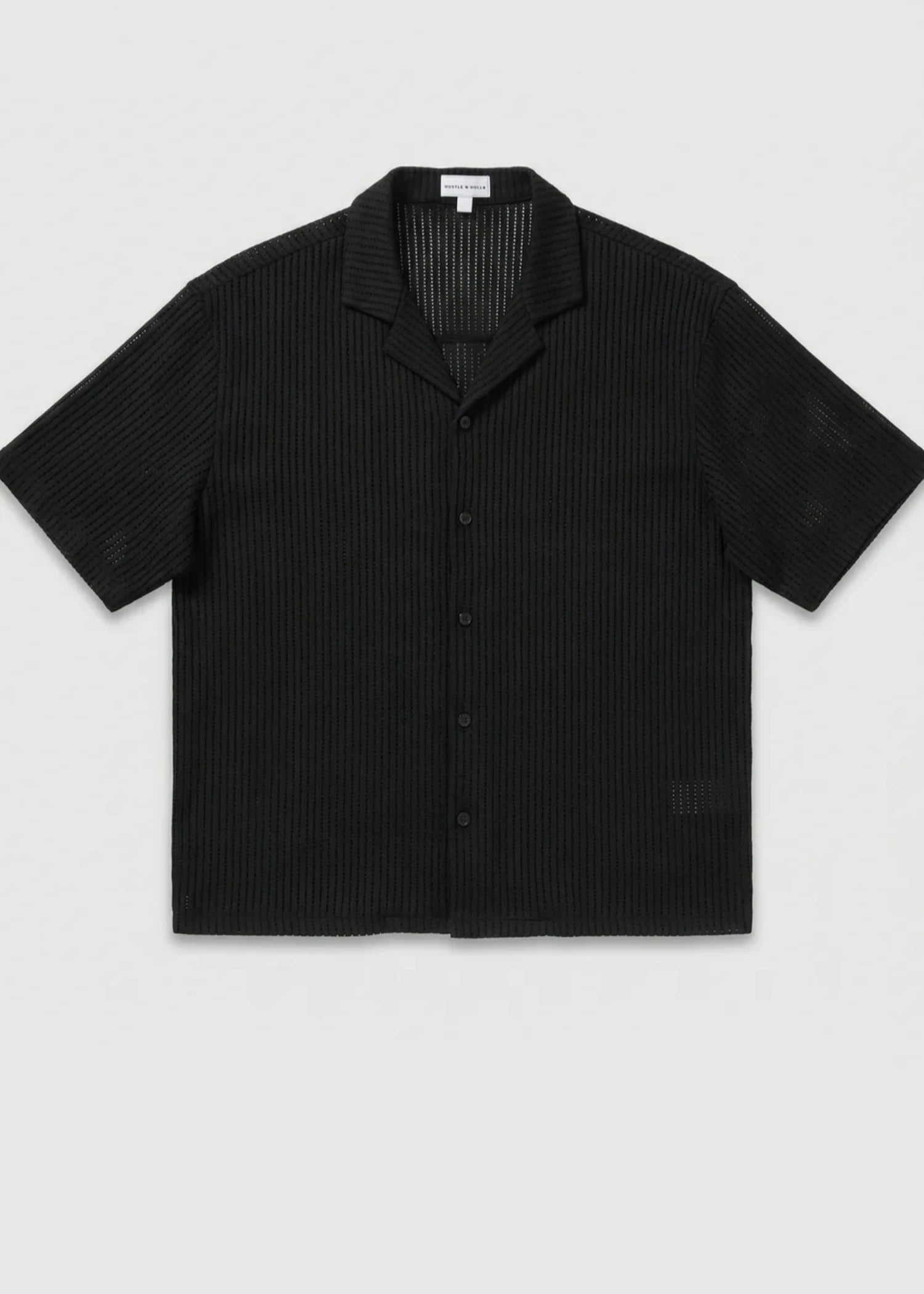 polyester Casual Shirt in Black